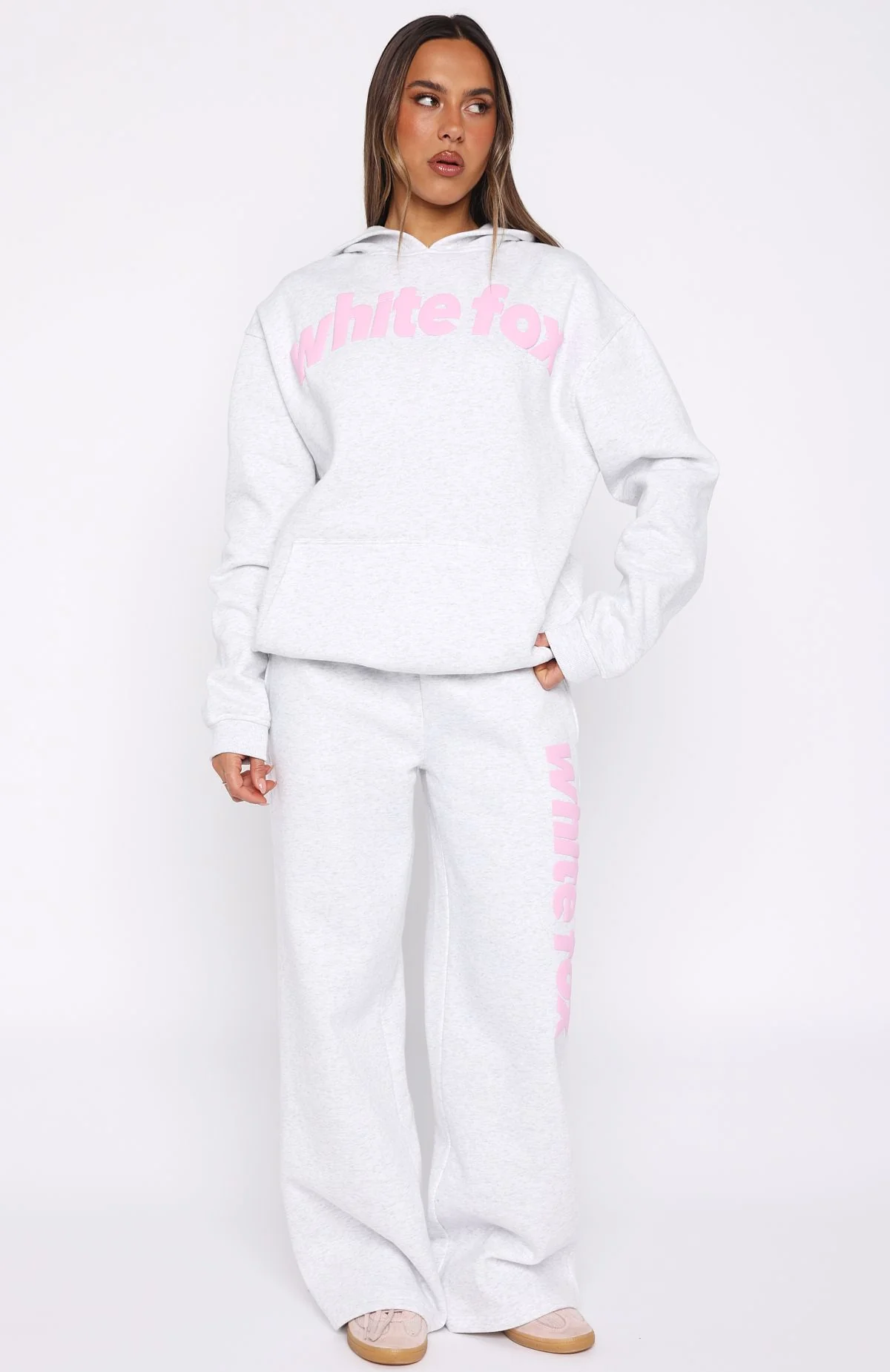 From The Archives Kenzie Oversized Hoodie Grey Marle