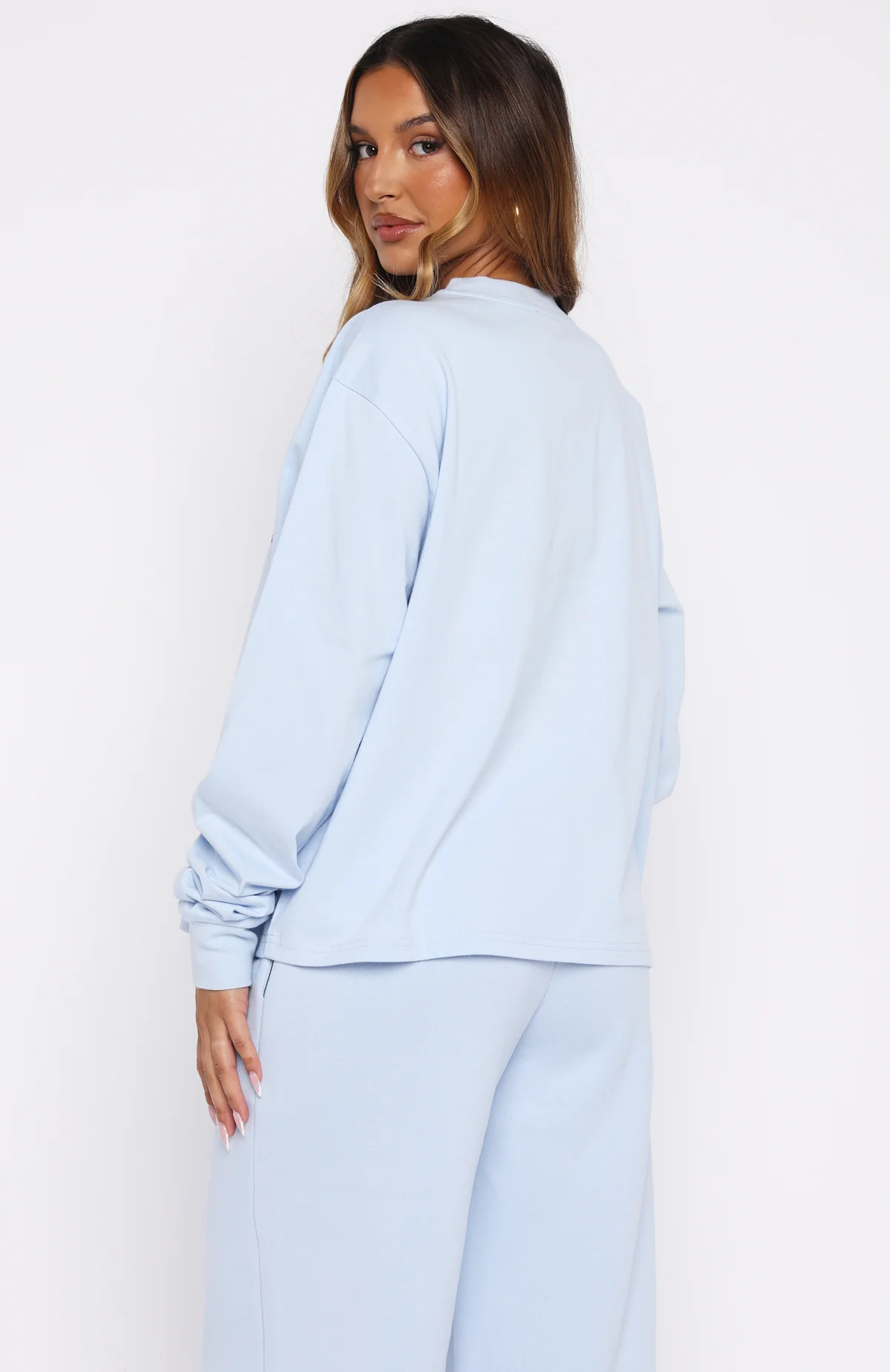 Lucky Ones Long Sleeve Tee Baby Blue