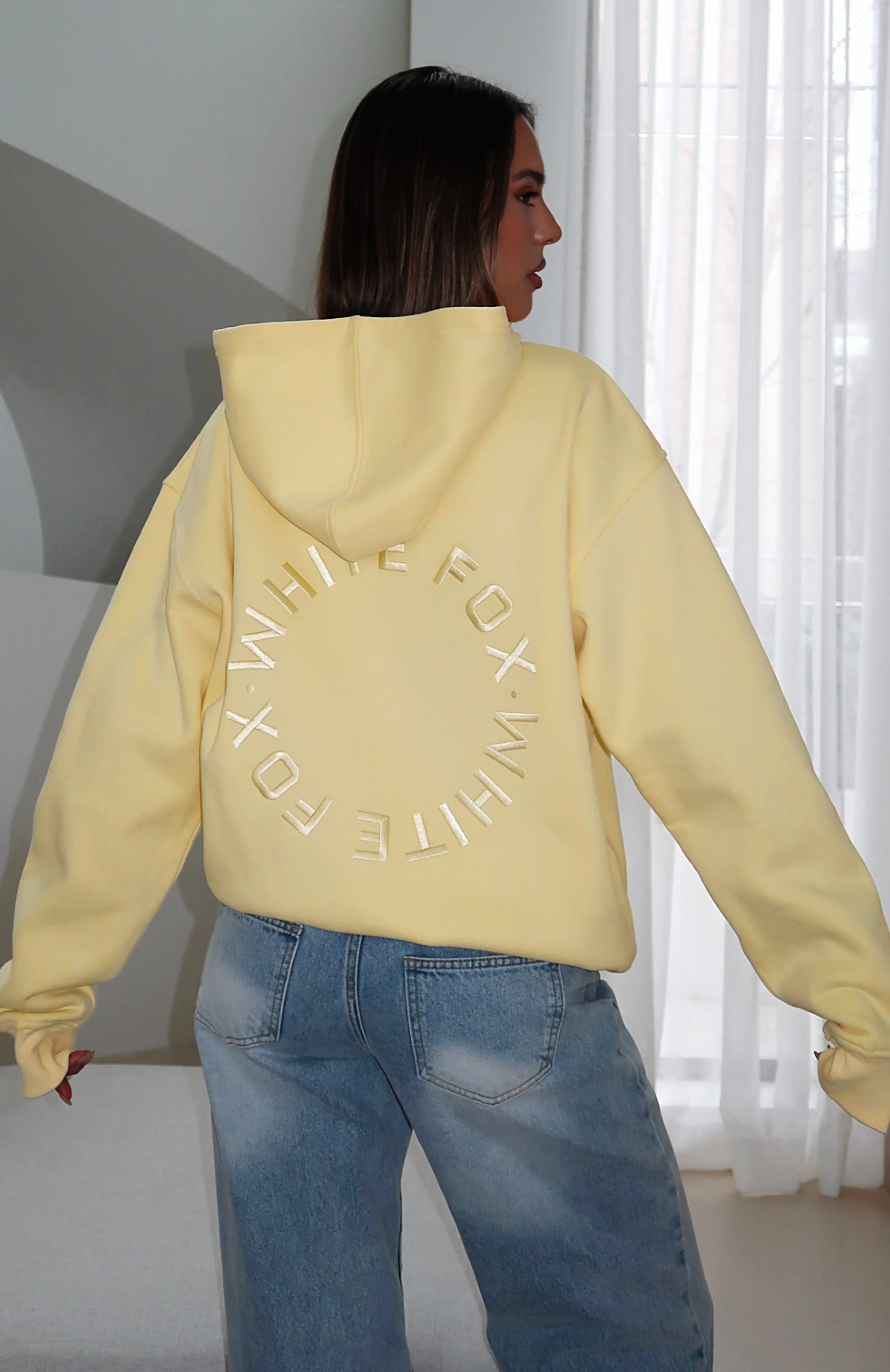 Stay Lifted Oversized Hoodie Lemon