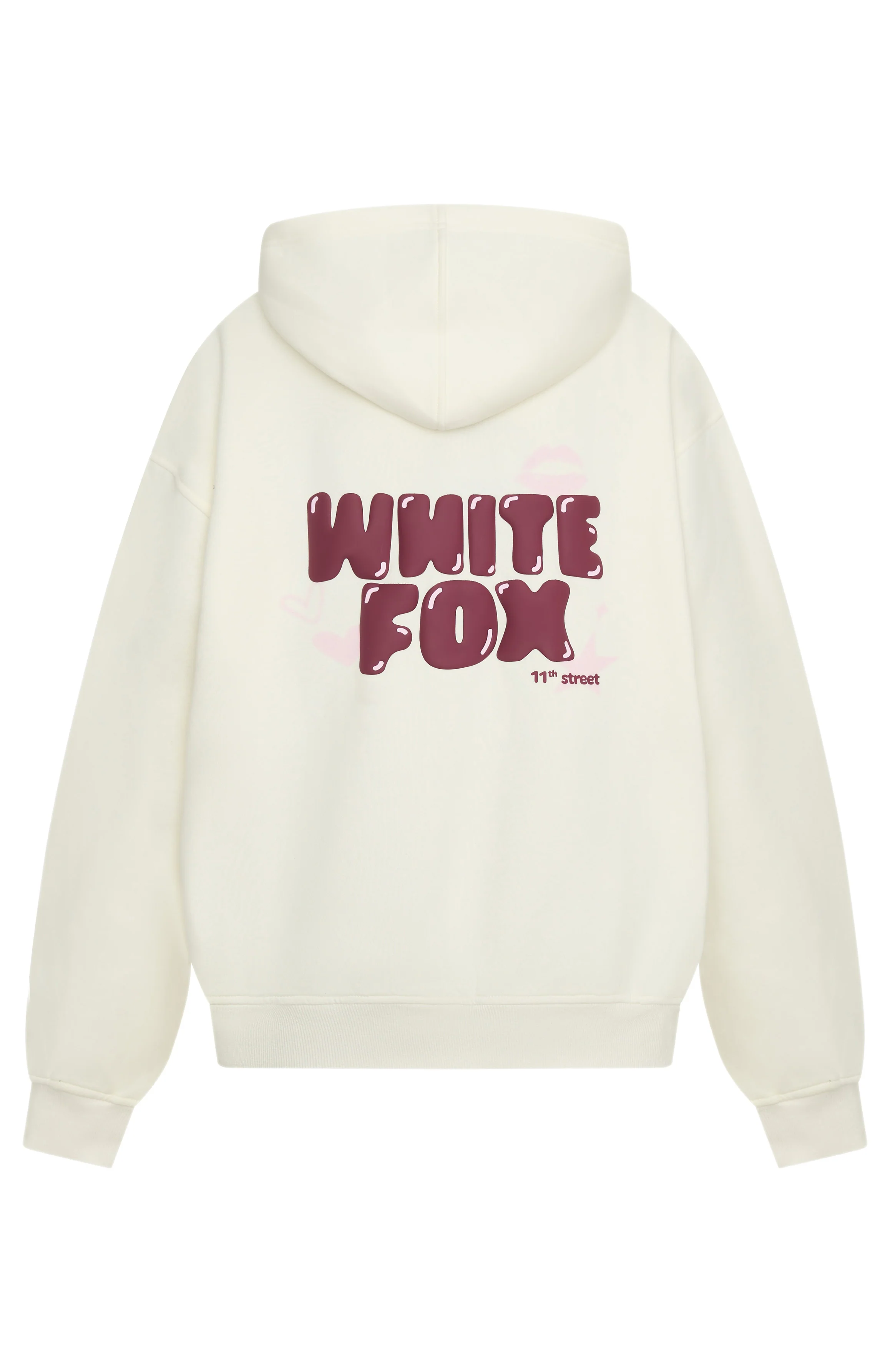 11th Street Sweet Kisses Oversized Hoodie Cake Batter