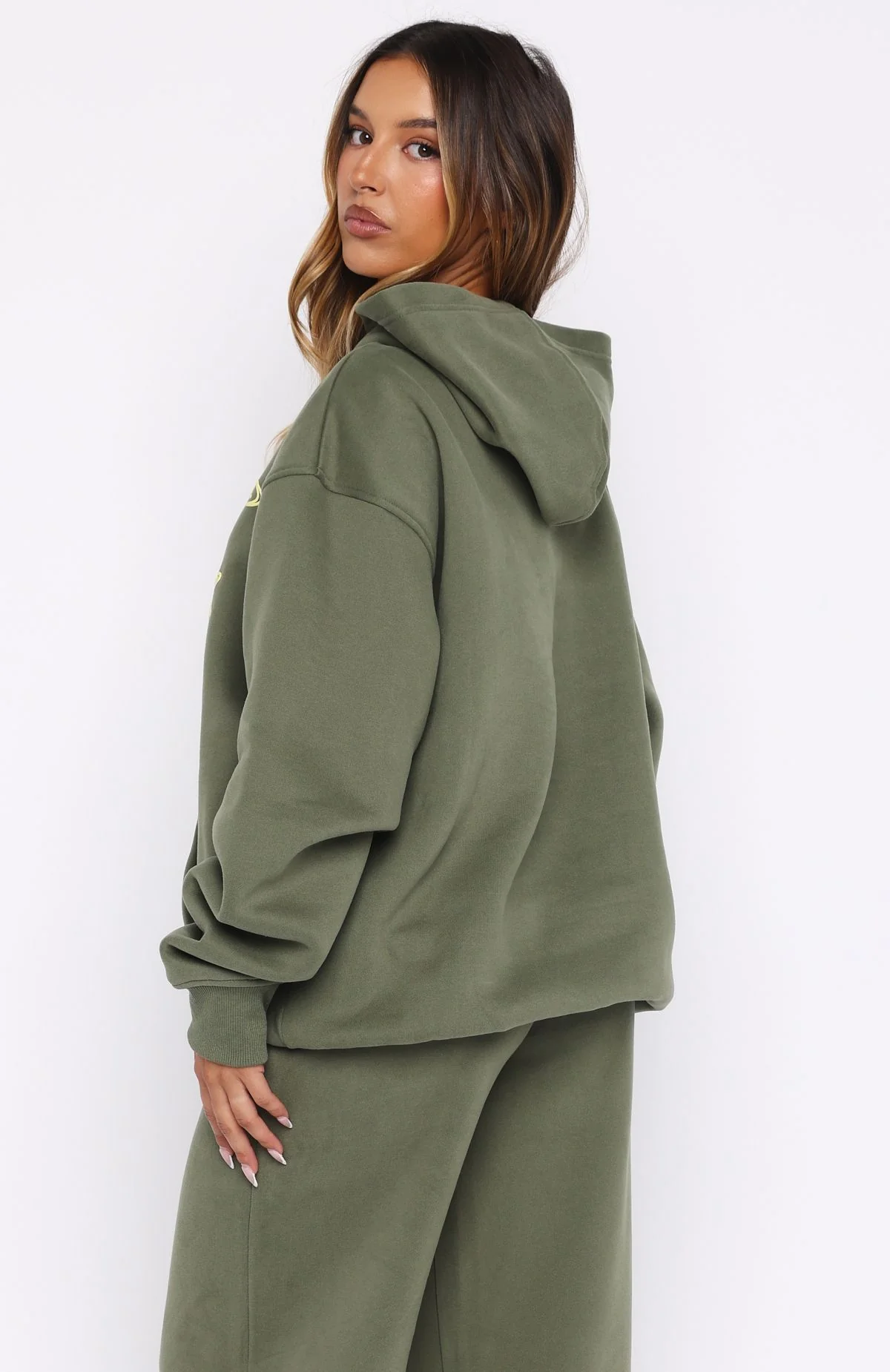 Ready To Go Oversized Hoodie Khaki