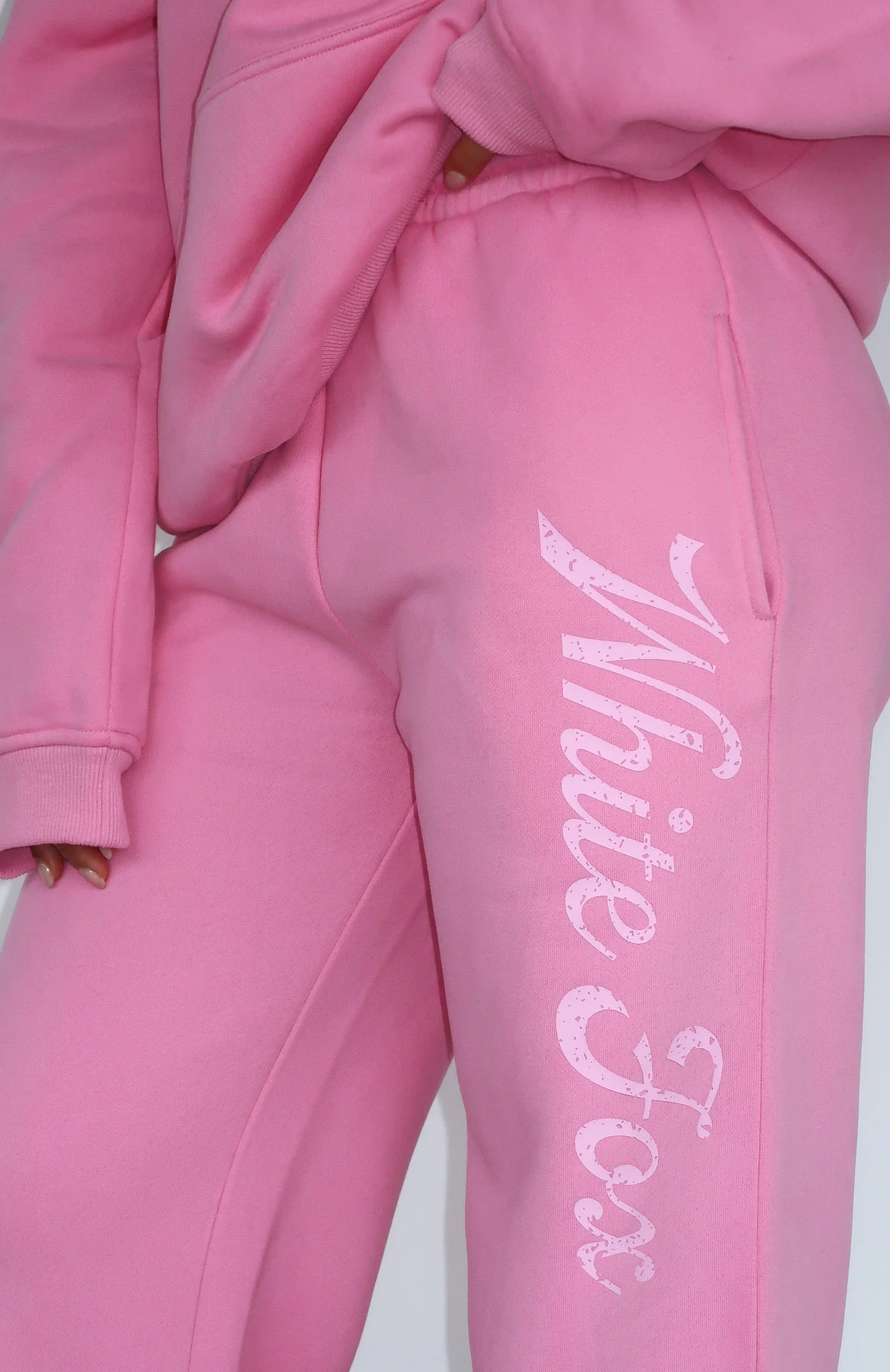 The Good Life Wide Leg Sweatpants Pink
