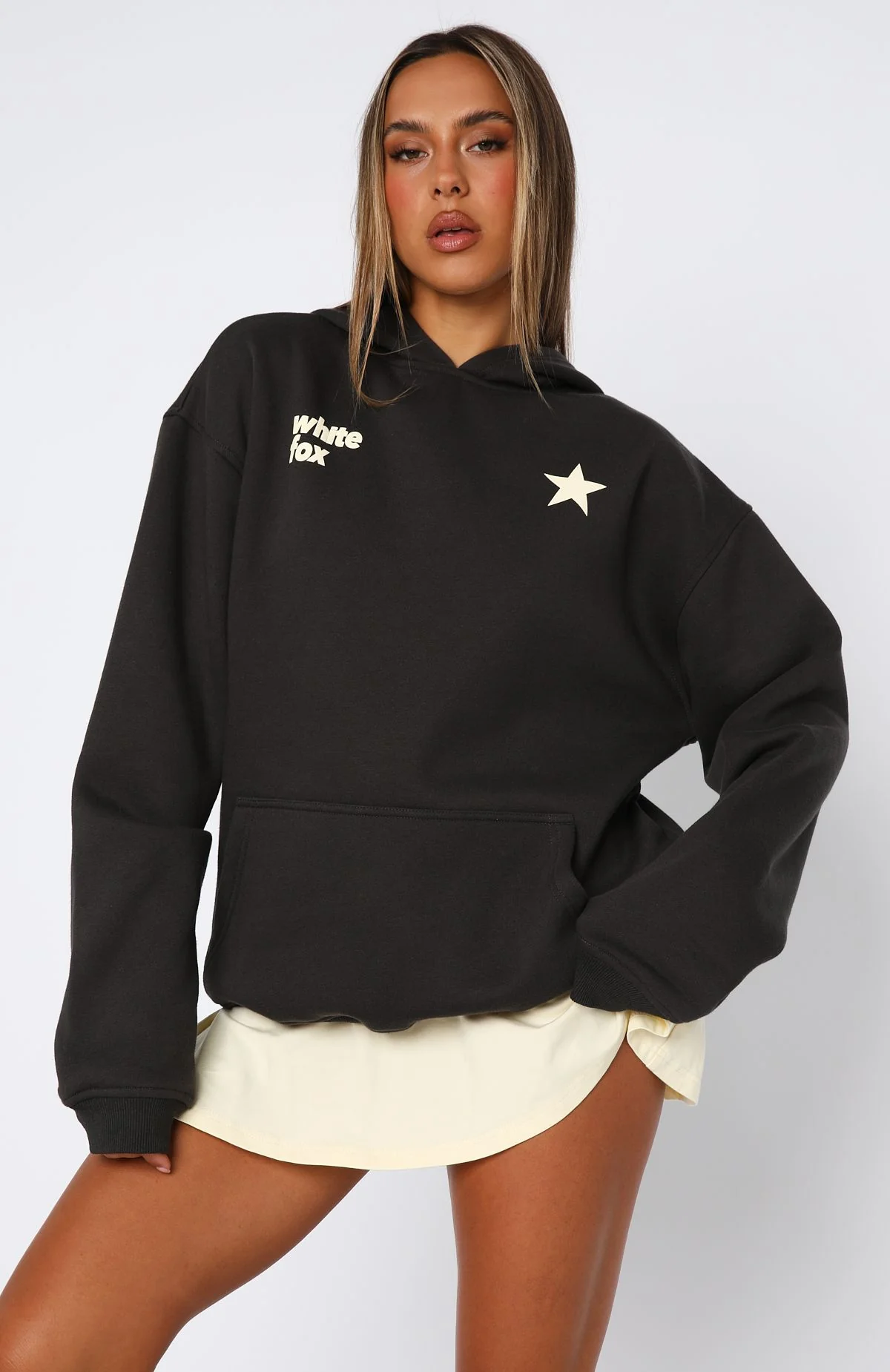 From The Archives Charli Oversized Hoodie Charcoal