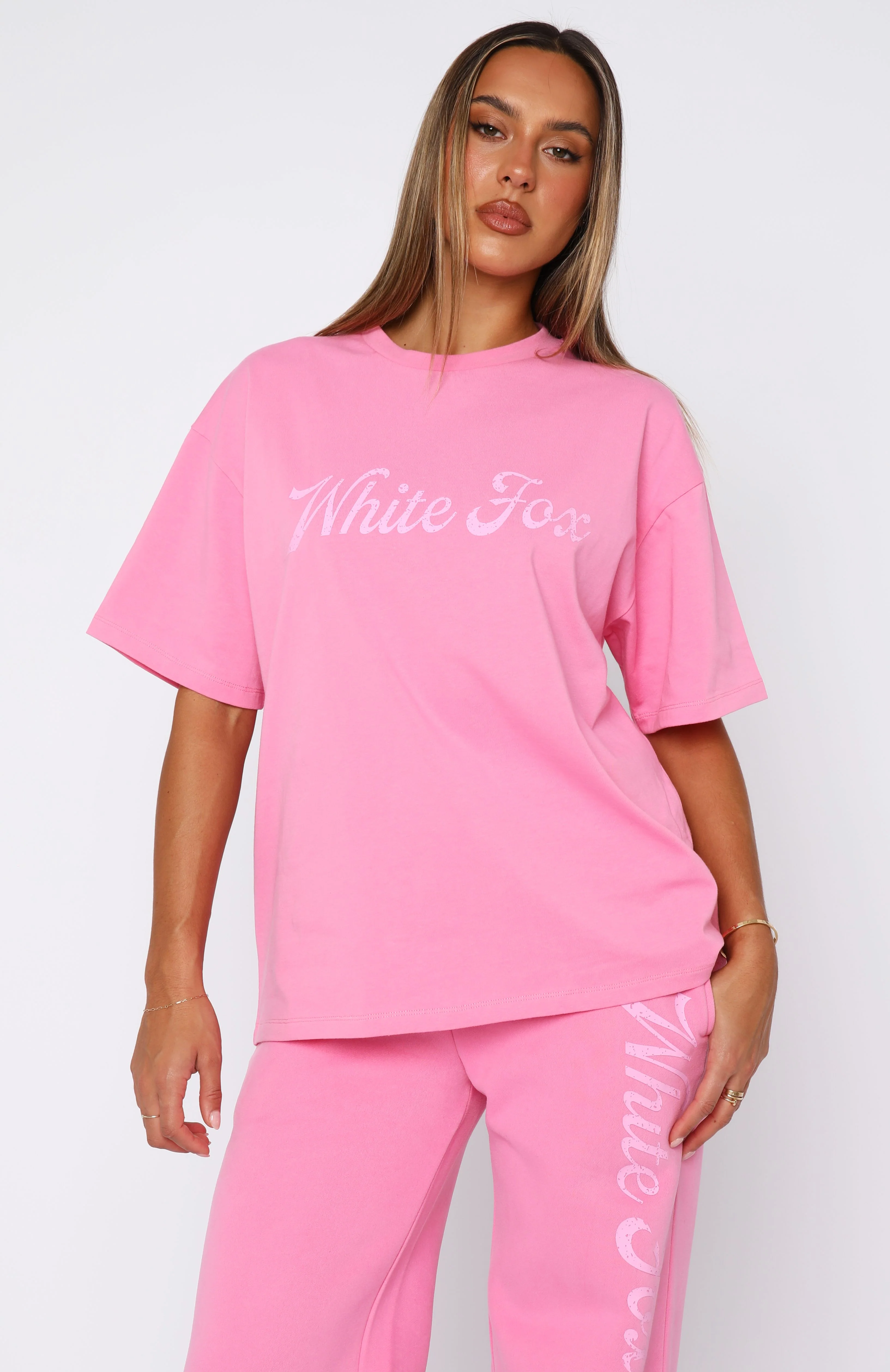 The Good Life Oversized Tee Pink