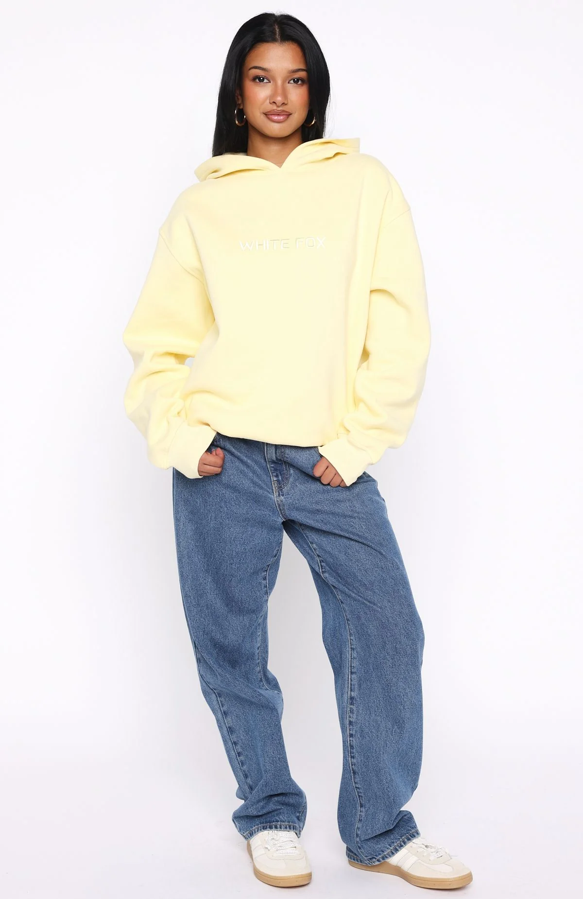 Stay Lifted Oversized Hoodie Lemon