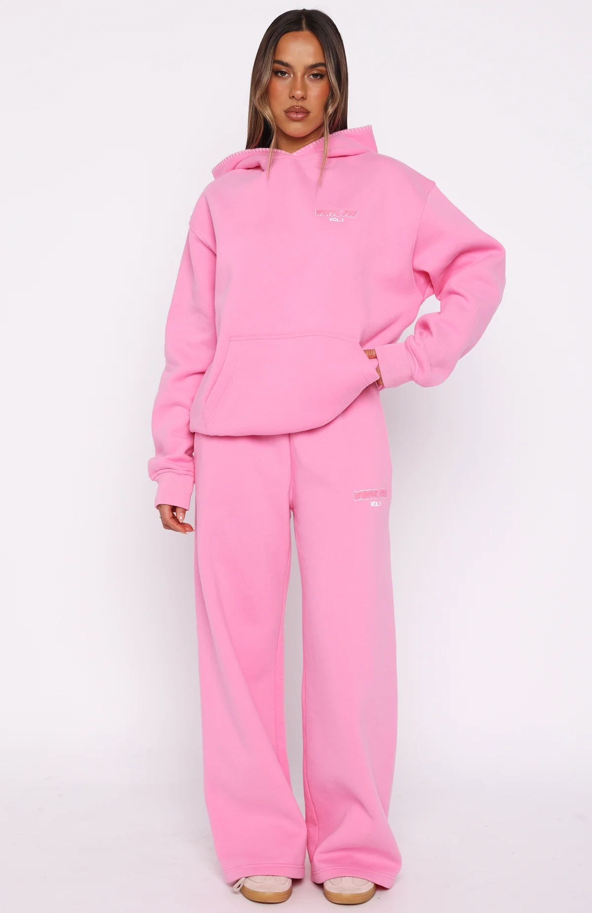 Vol. 1 Wide Leg Sweatpants Bubblegum