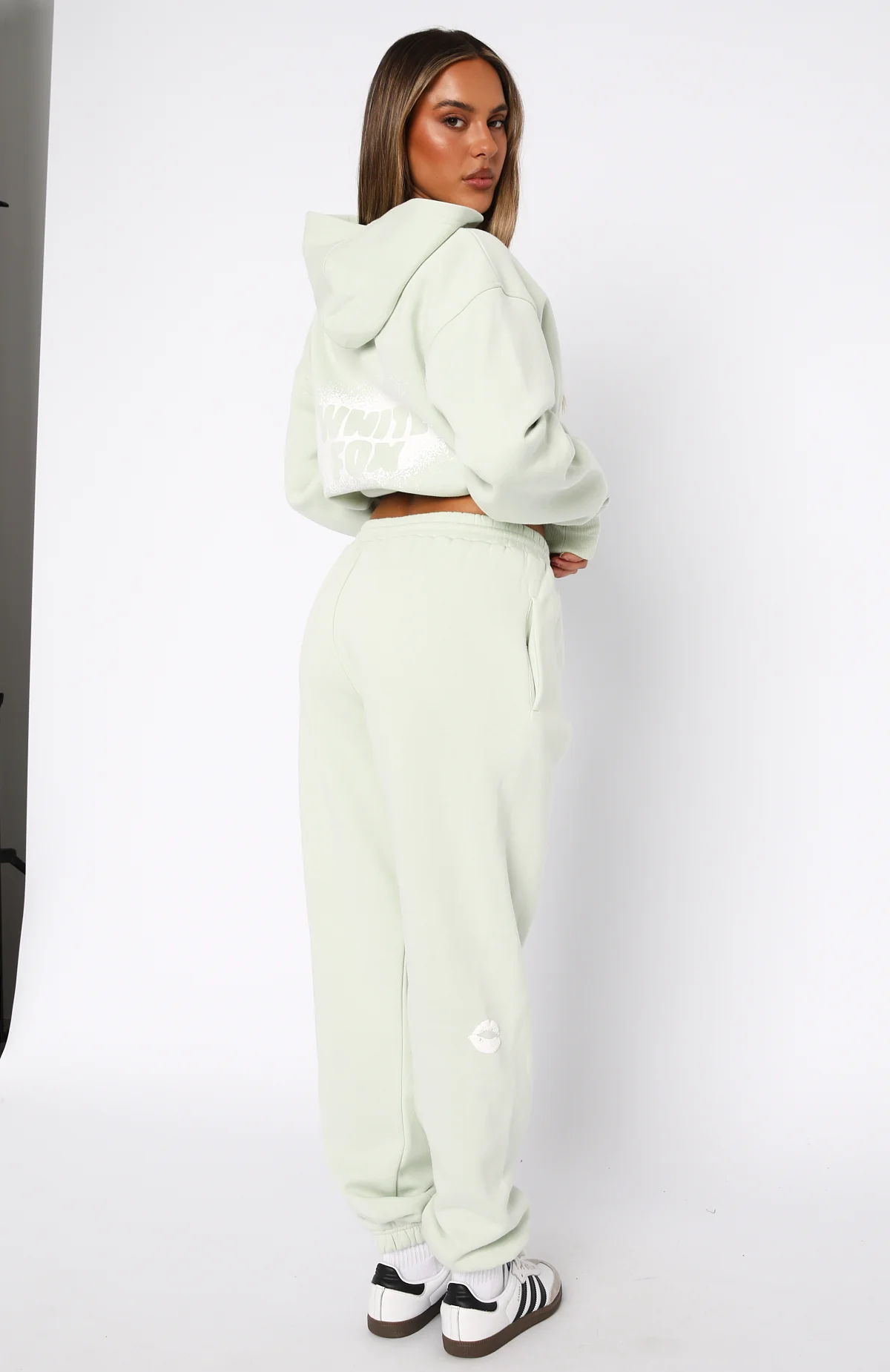 11th Street Keeping It Real Sweatpants Iced Matcha