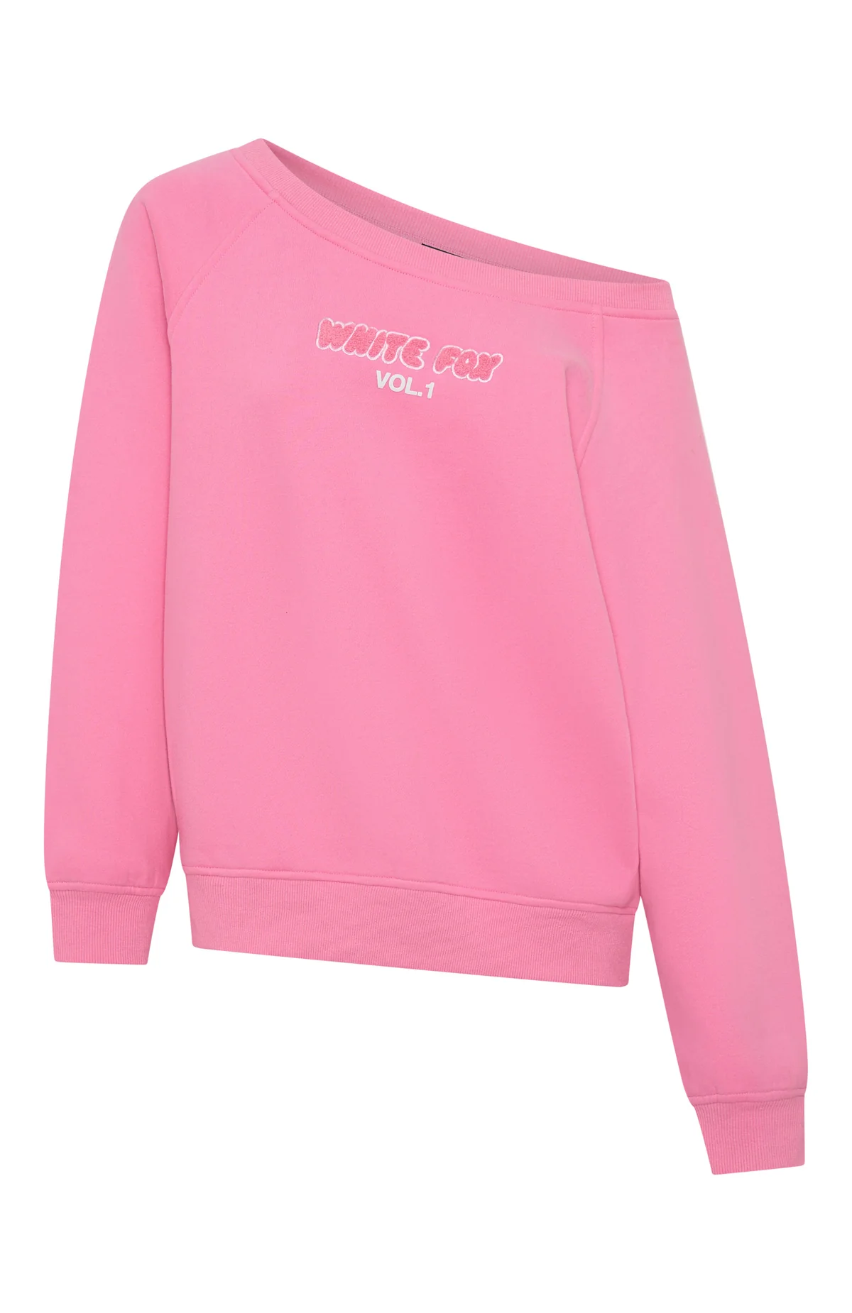 Vol. 1 Off Shoulder Sweater Bubblegum