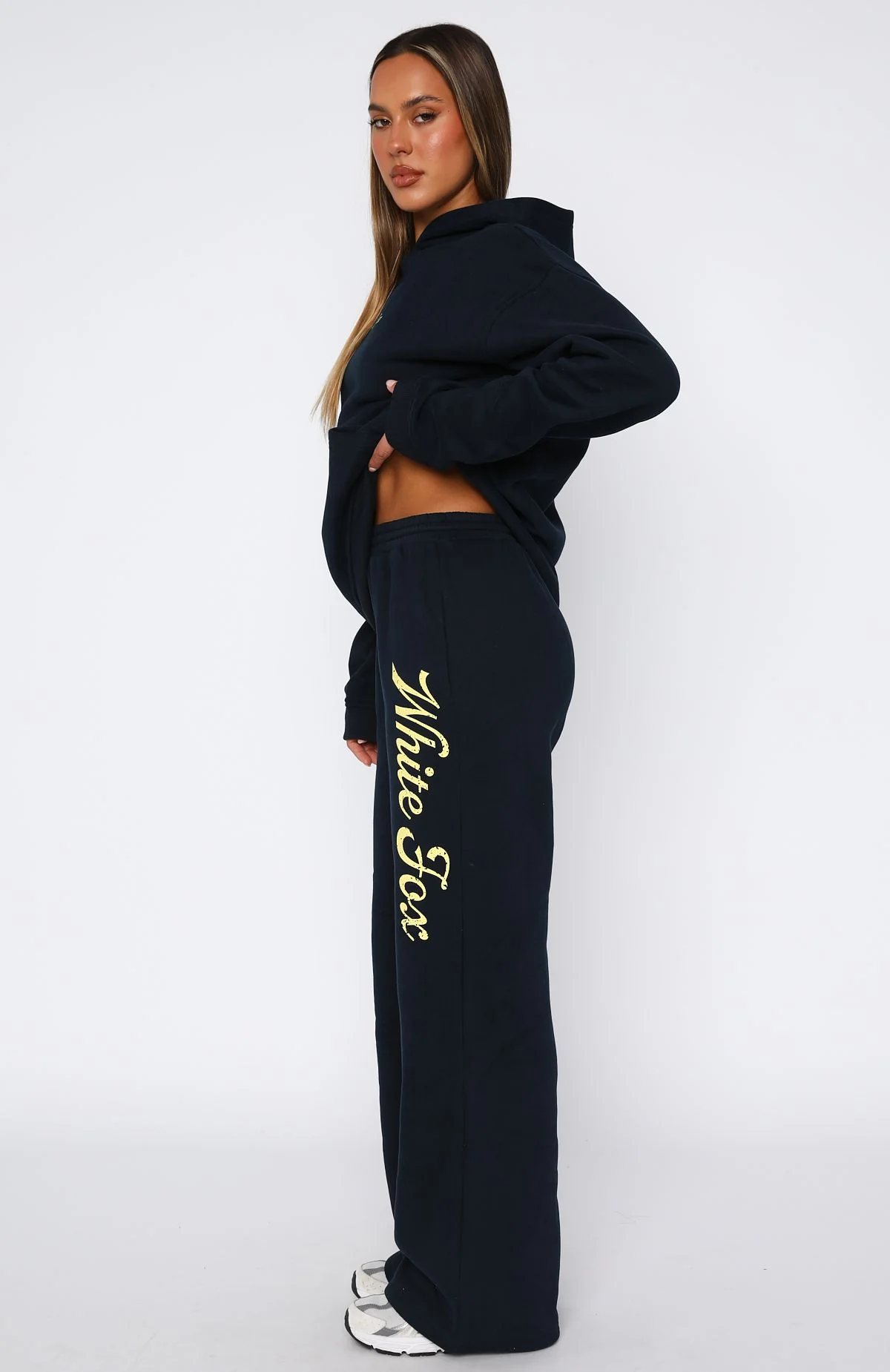 The Good Life Wide Leg Sweatpants Navy