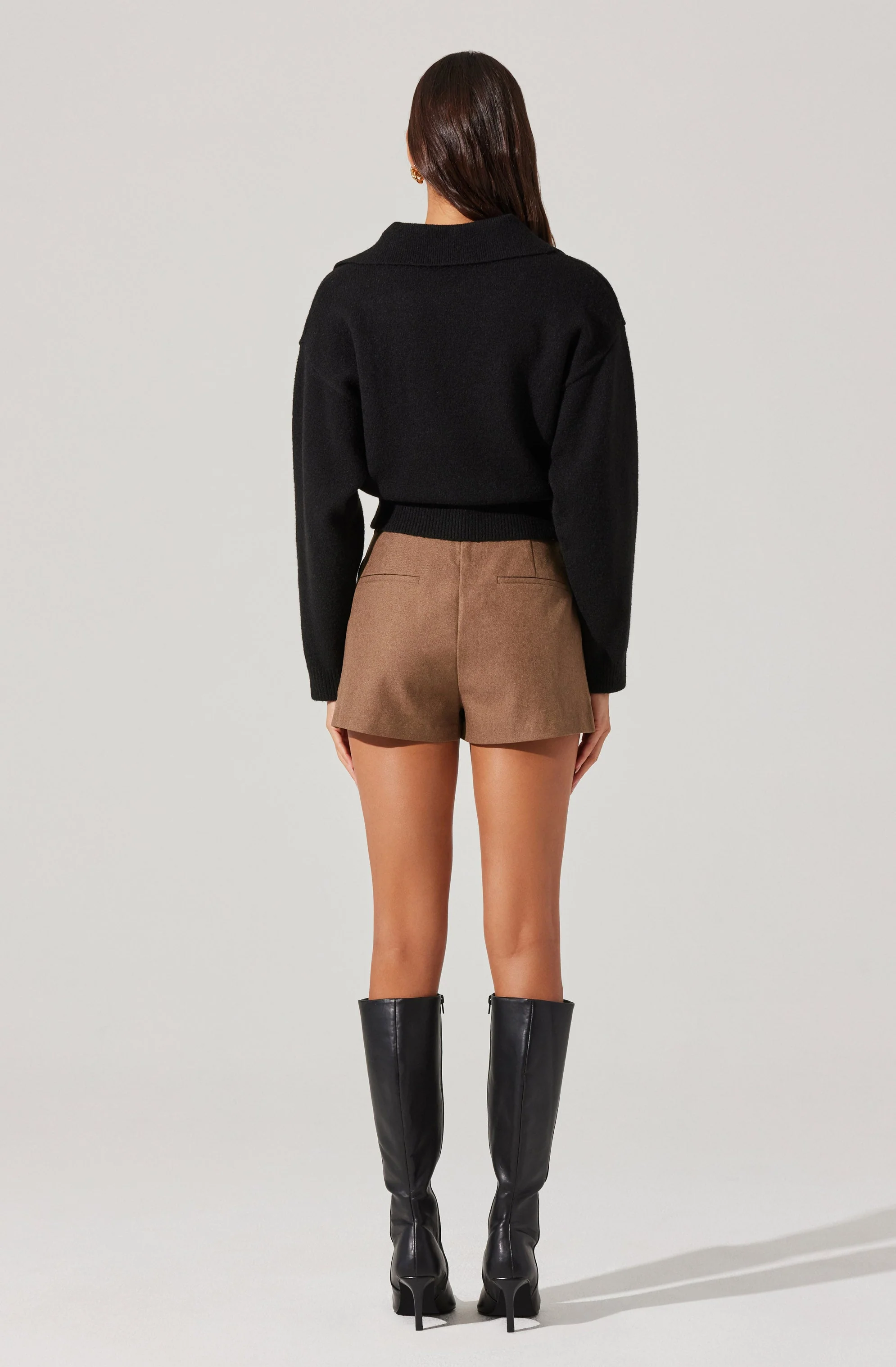 Long Sleeve Polo Sweater