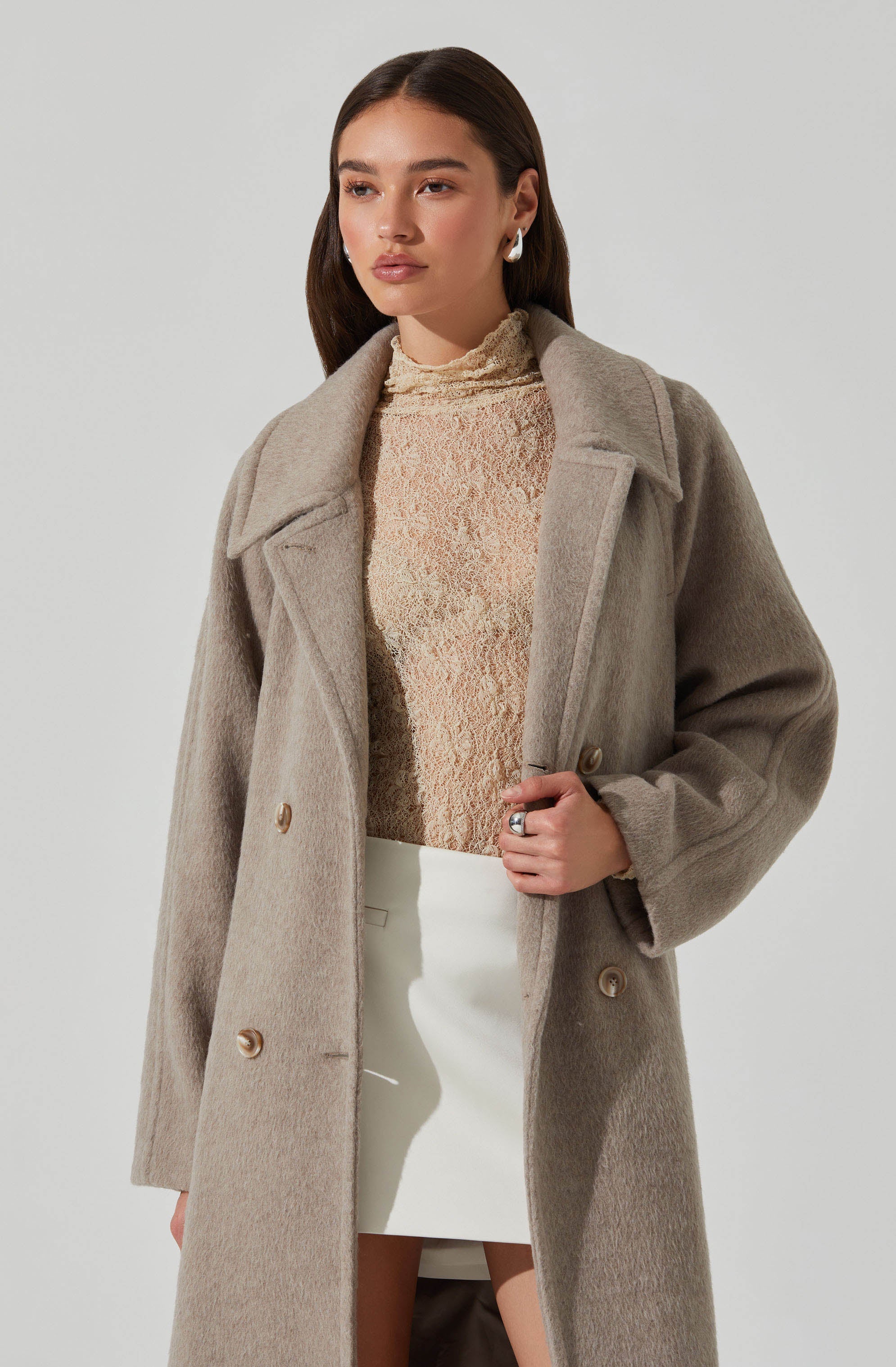 Seeley Double Breasted Longline Coat