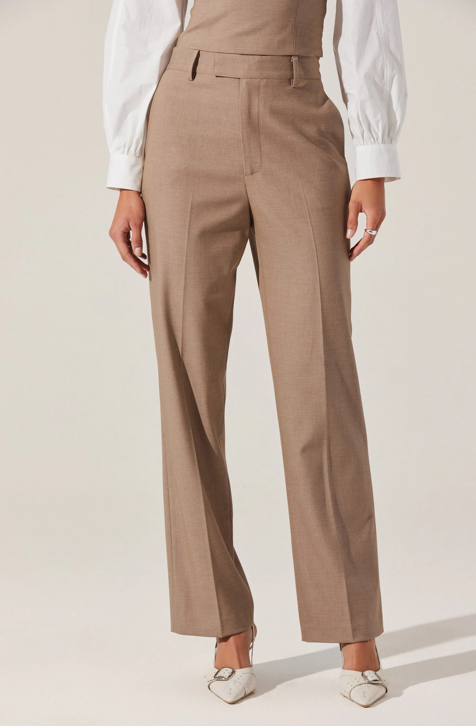 Brooks Pleated Tailored Pants