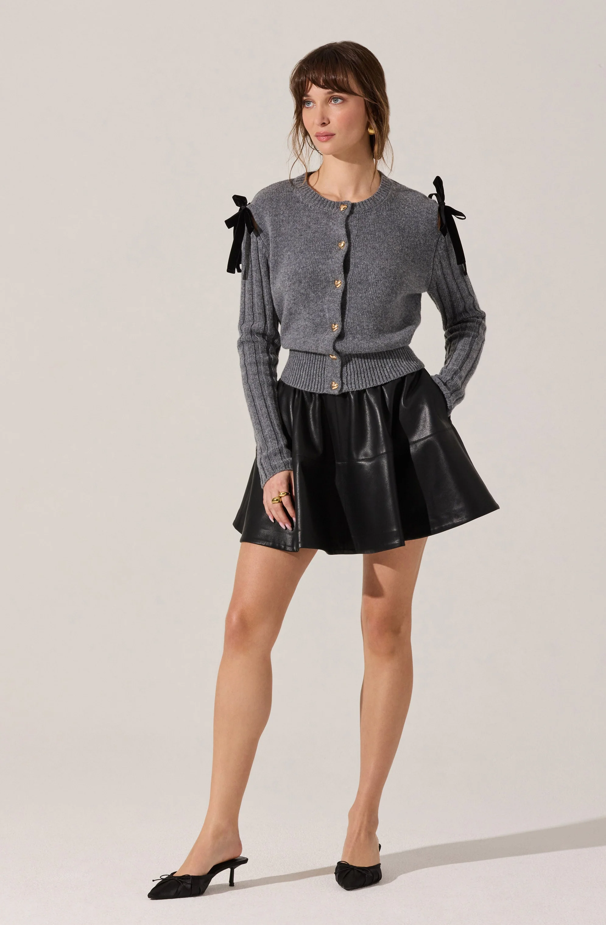 Melvie Bow Detail Cardigan