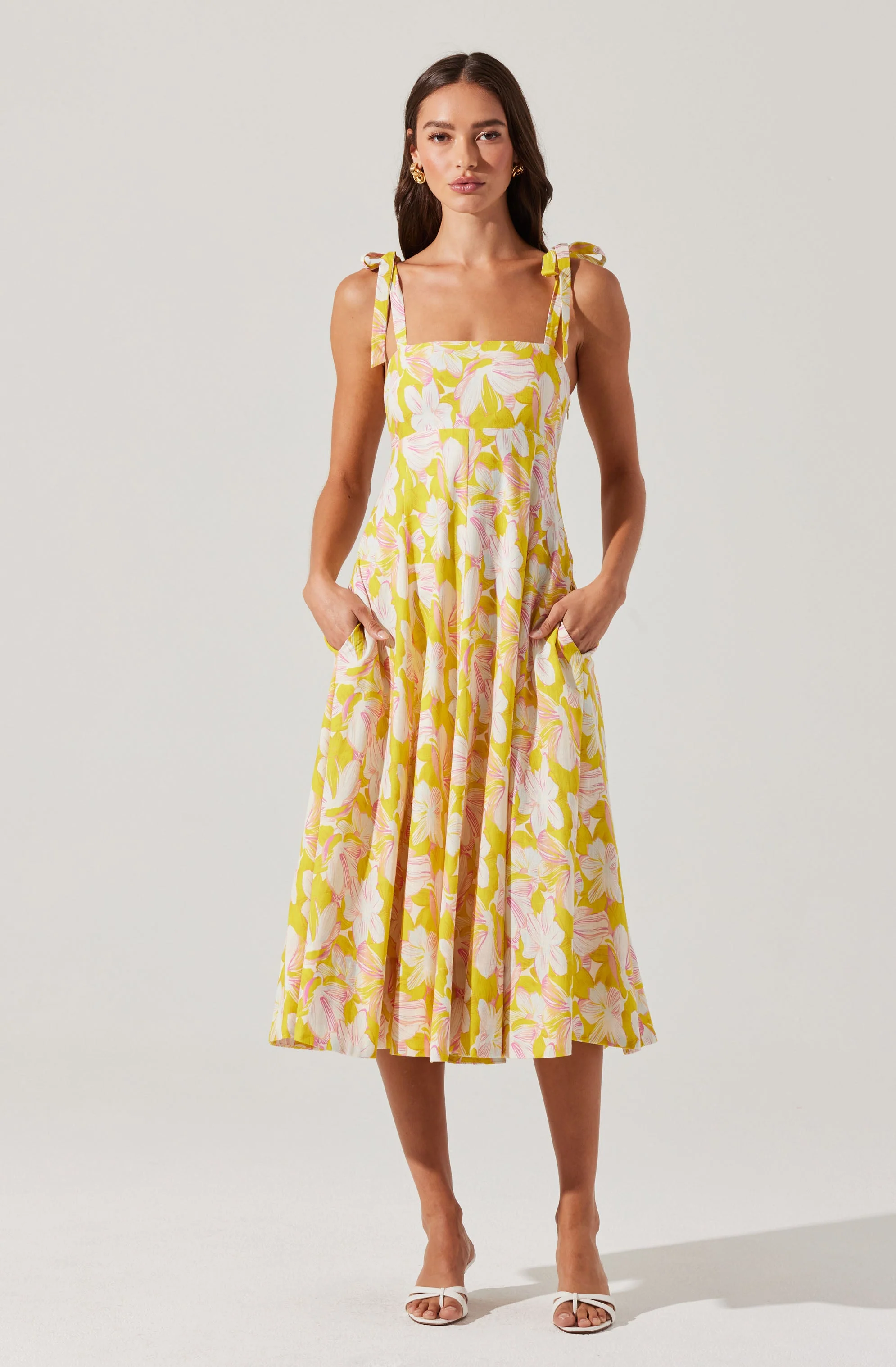 Shiann Print Midi Dress