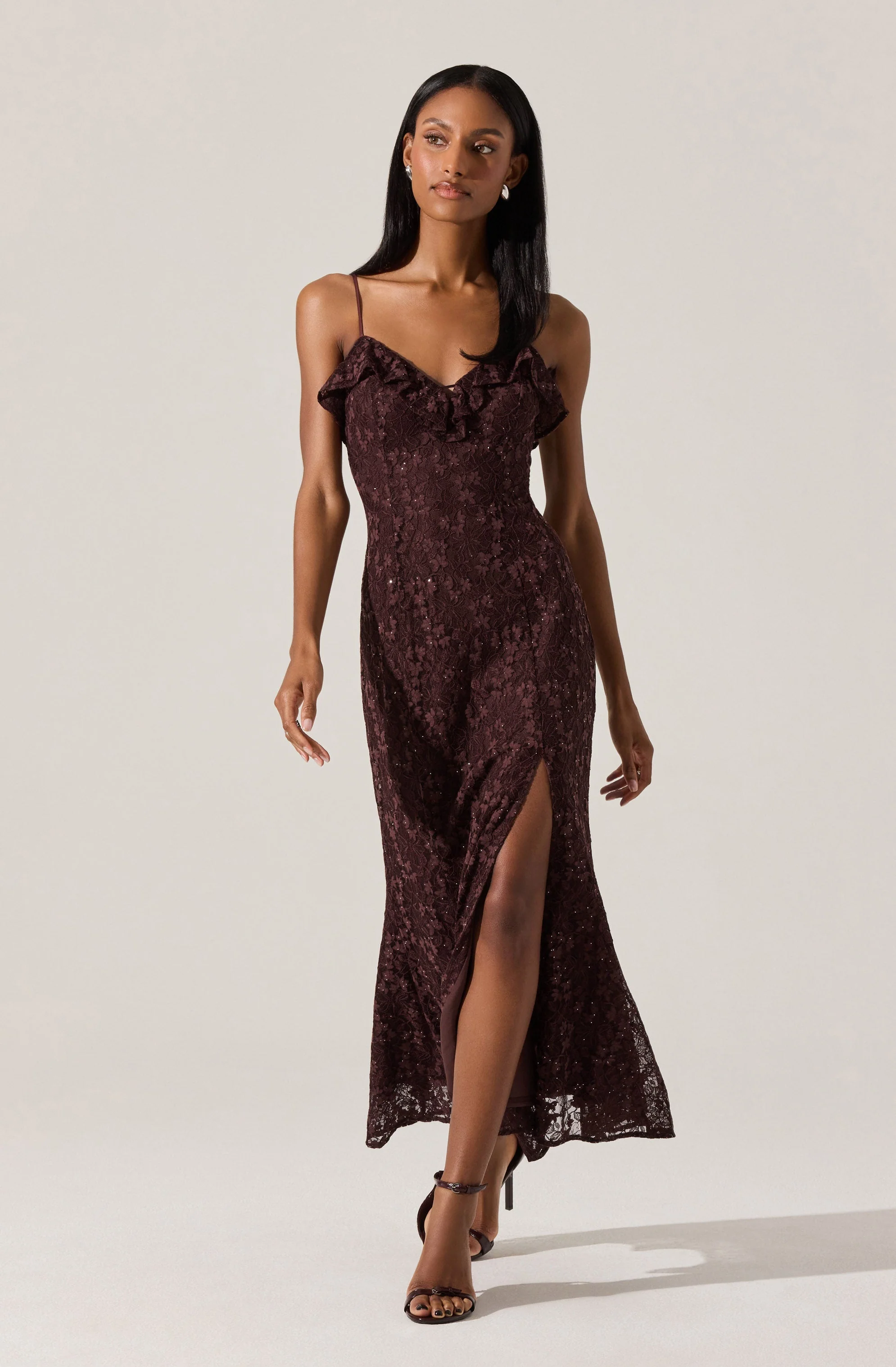Leonie Floral Lace Maxi Dress