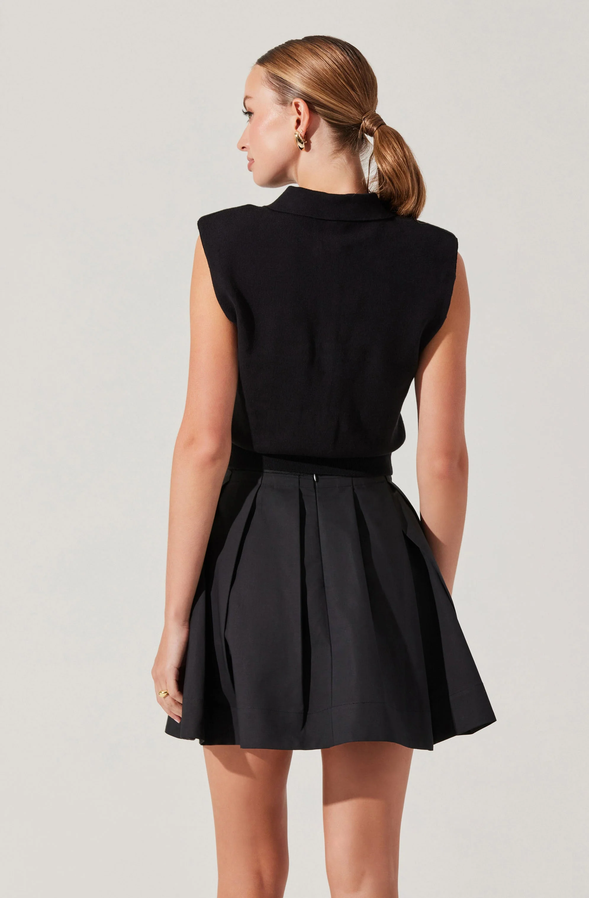 Kori Bow Embellished Sweater Top