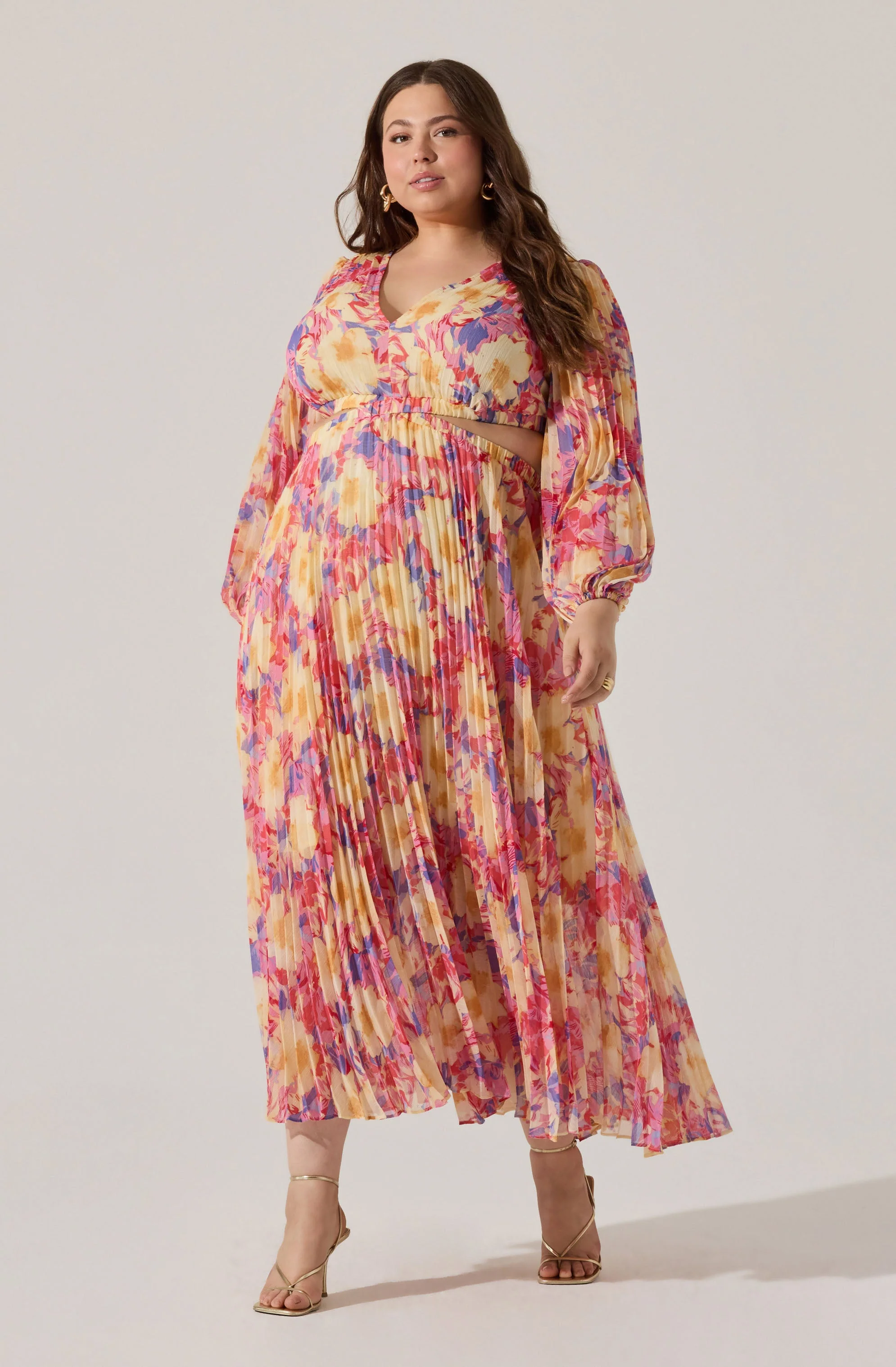 Revery Floral Long Sleeve Maxi Dress
