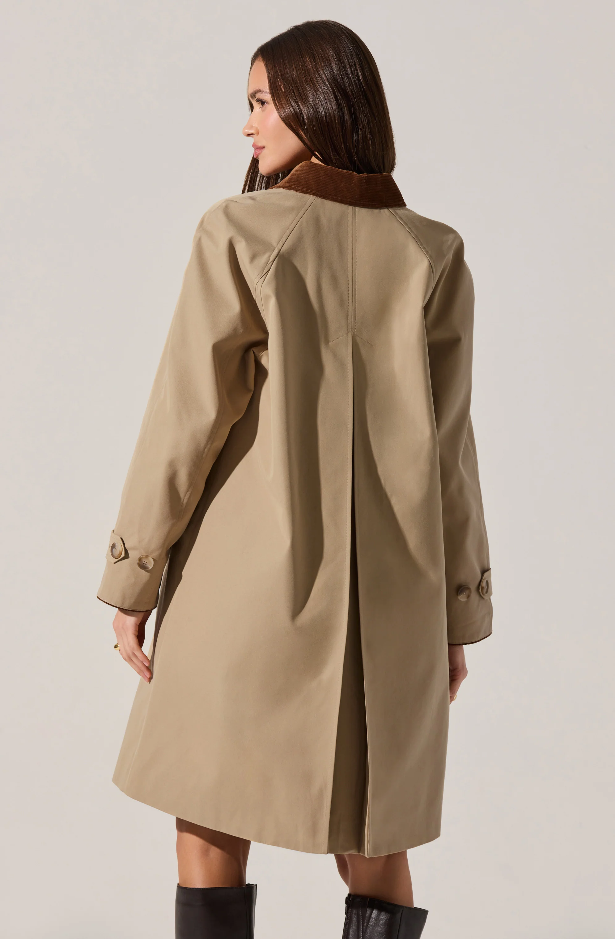 Raiden Contrast Trench Coat