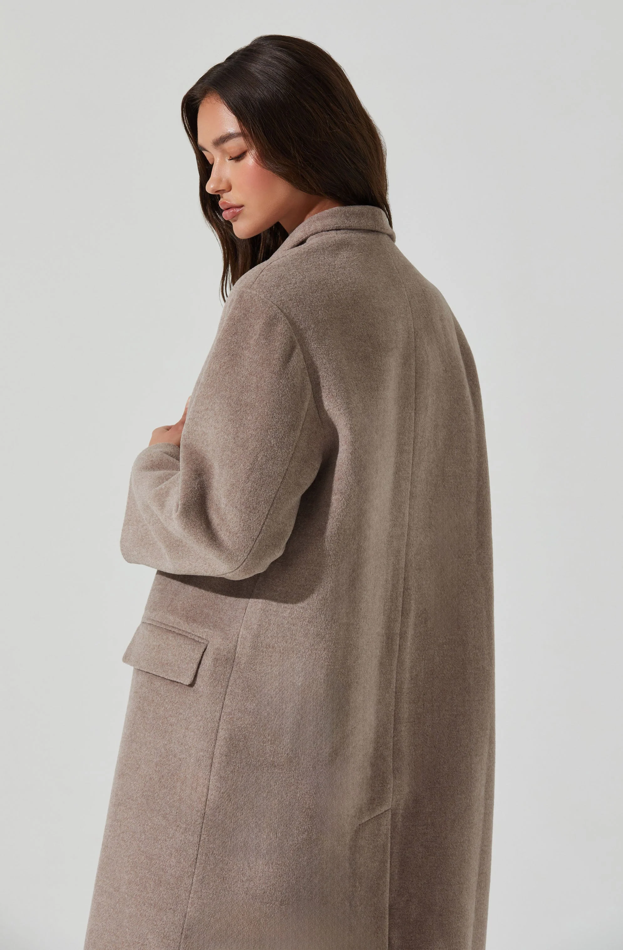 Londyn Scarf Longline Coat