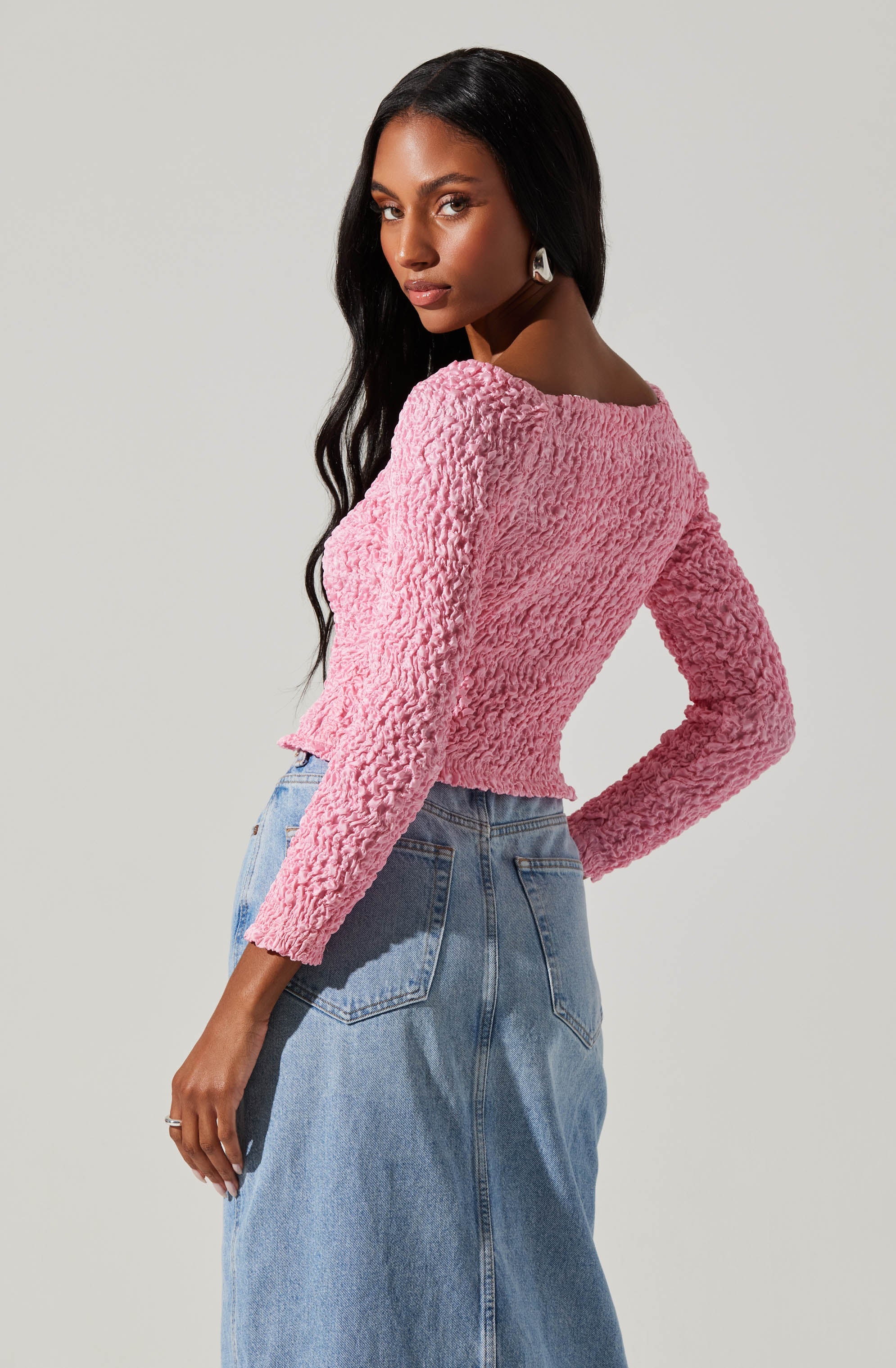 Sorrel Cropped Long Sleeve Top