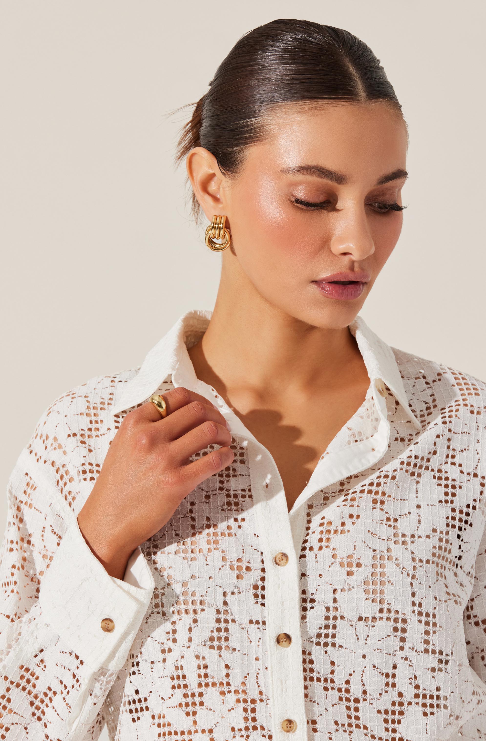 Tisa Floral Lace Top