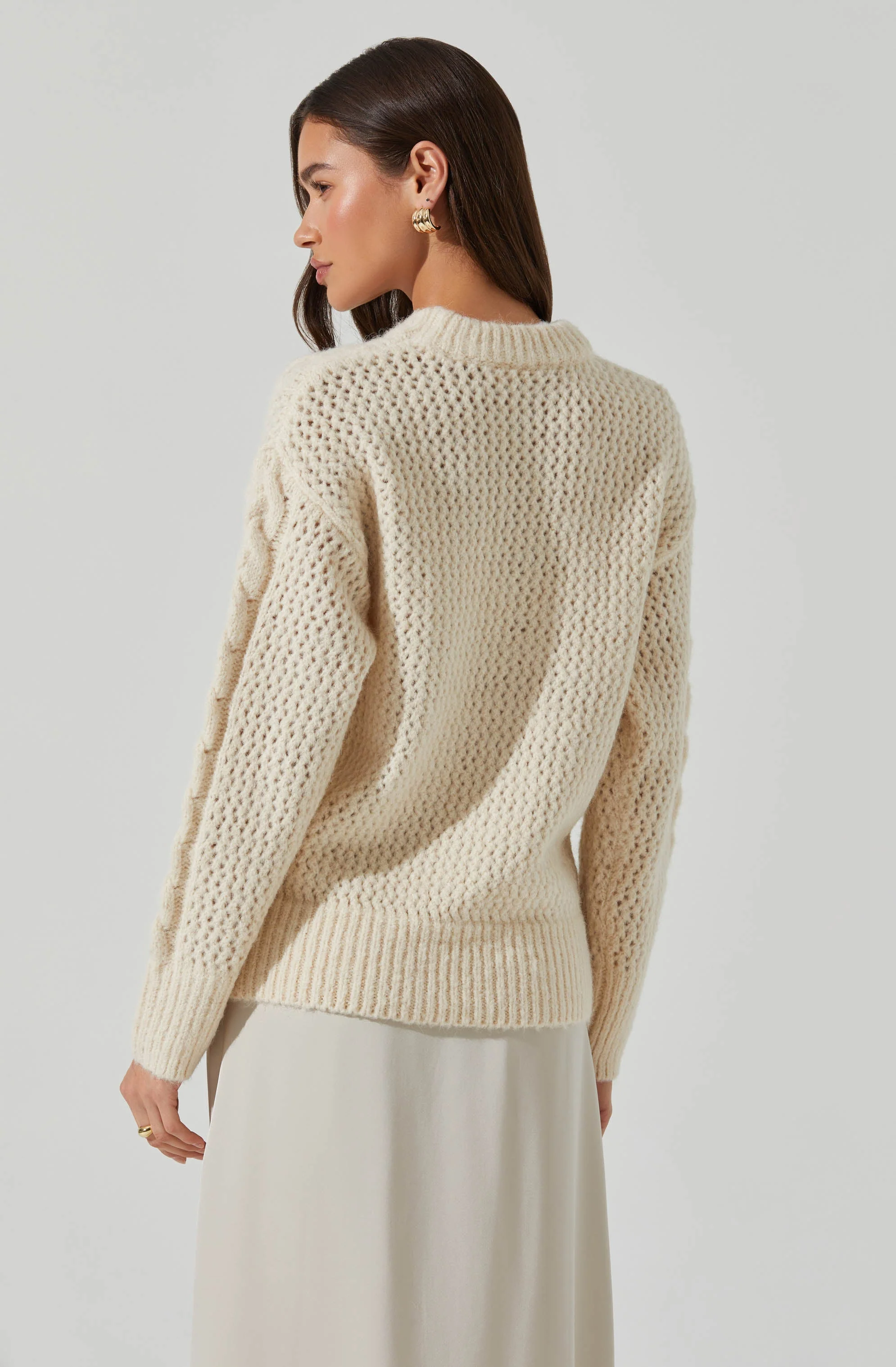 Lisbeth Cable Knit Sweater