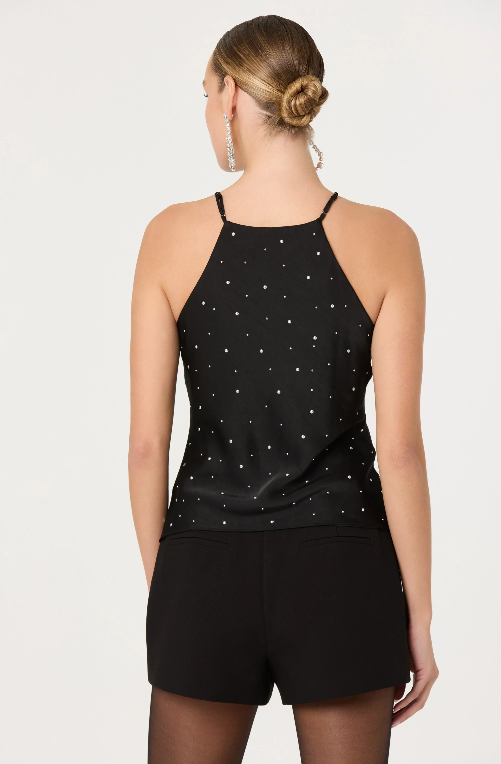 Floella Rhinestone Embellished Top