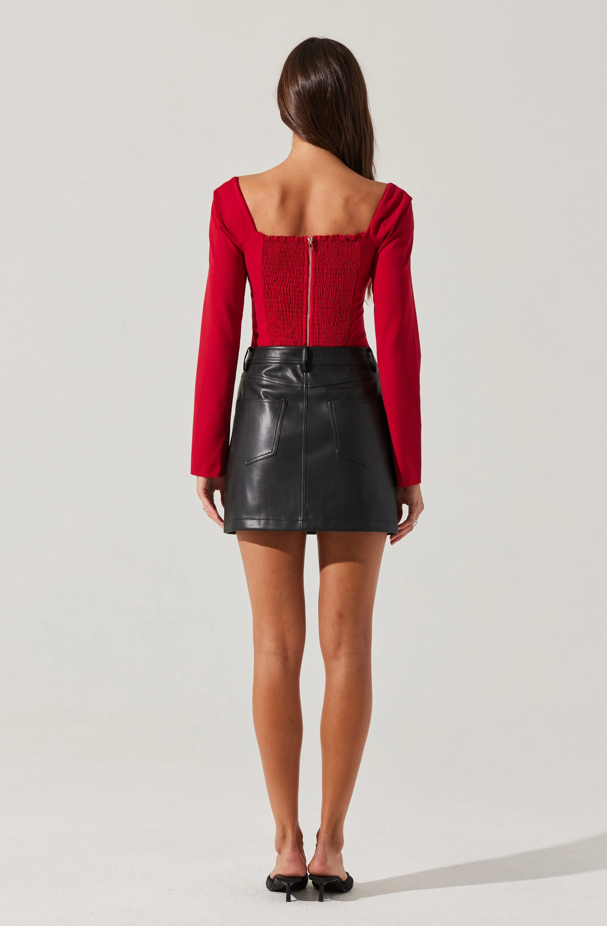 Whitley Peekaboo Contrast Top