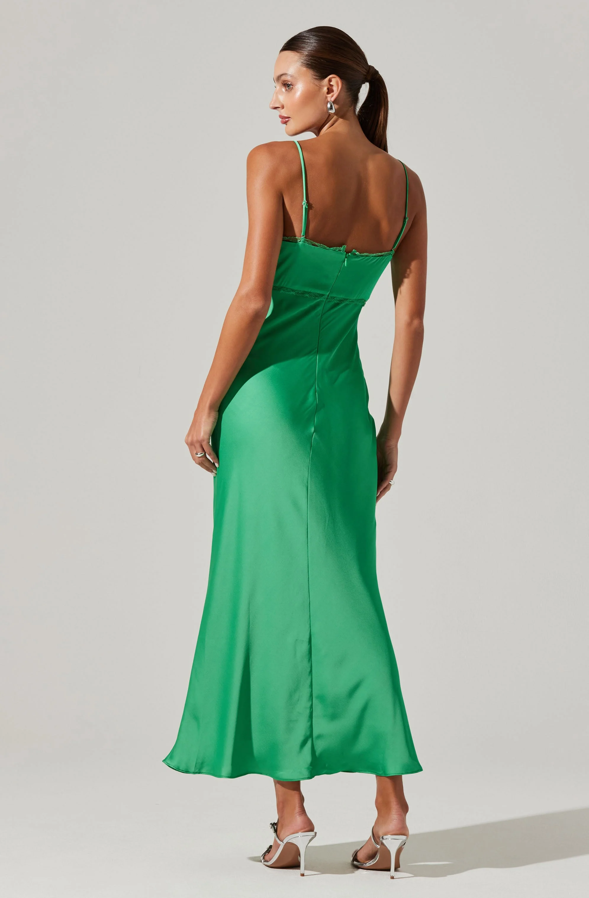 Florianne Satin Maxi Dress