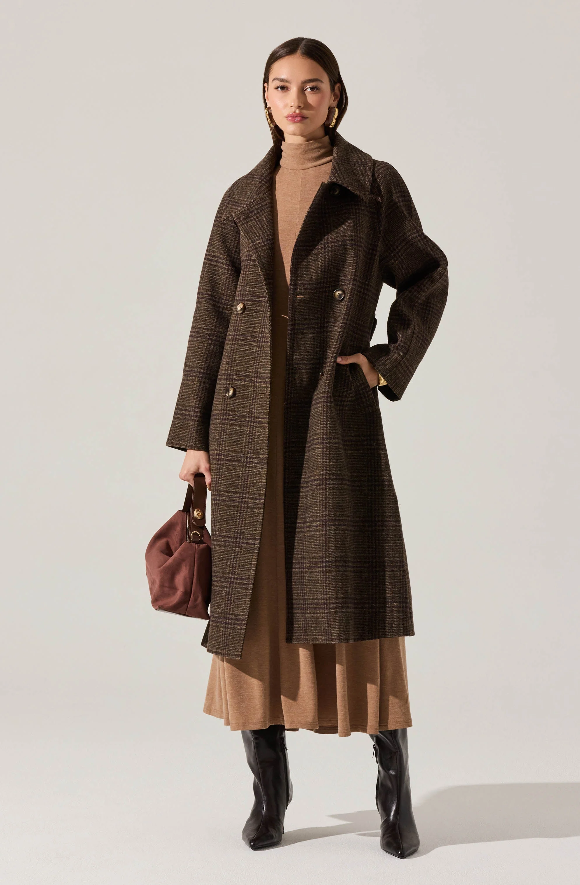 Seeley Double Breasted Longline Coat