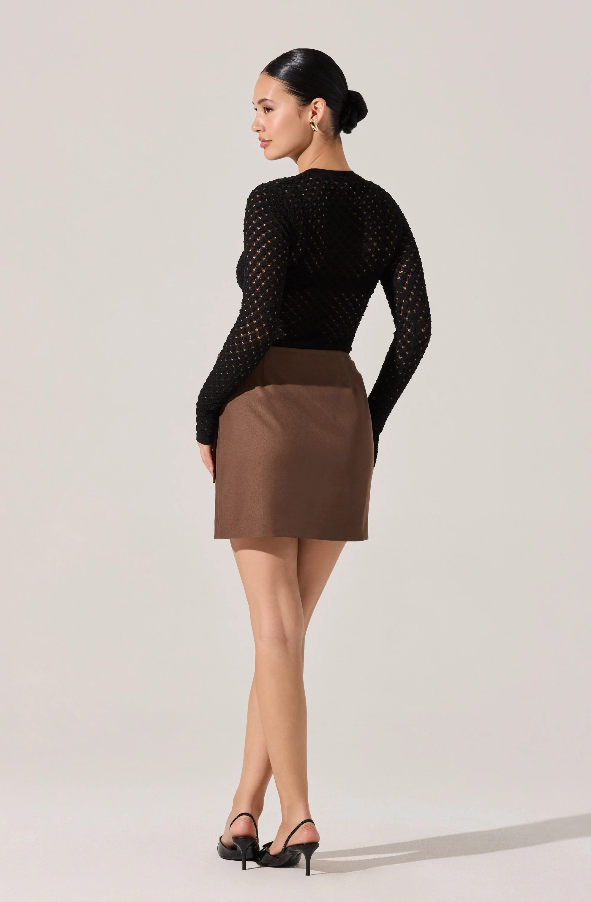 Dex Textured Sweater Top