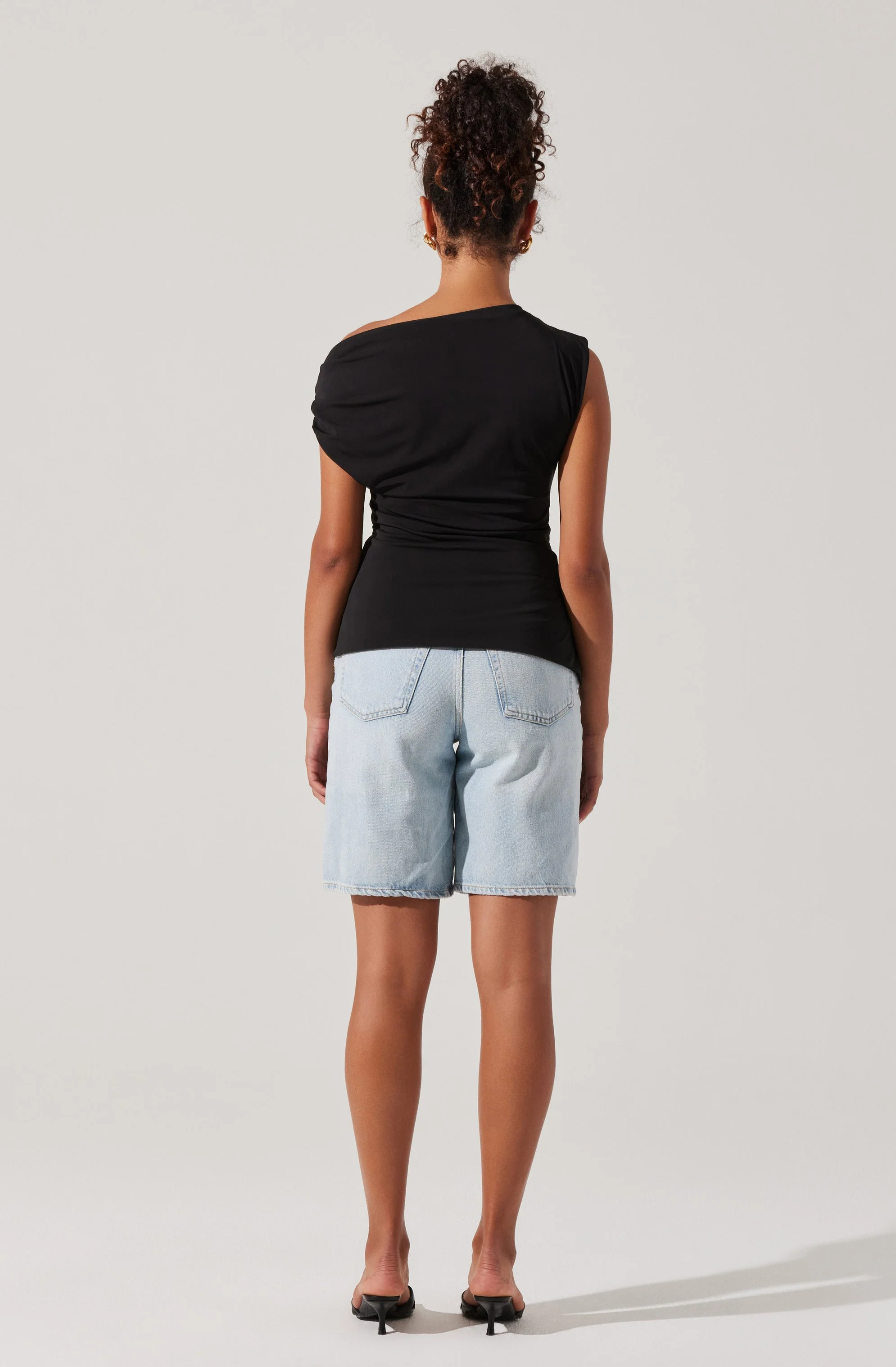 Aphra Twisted Off Shoulder Top