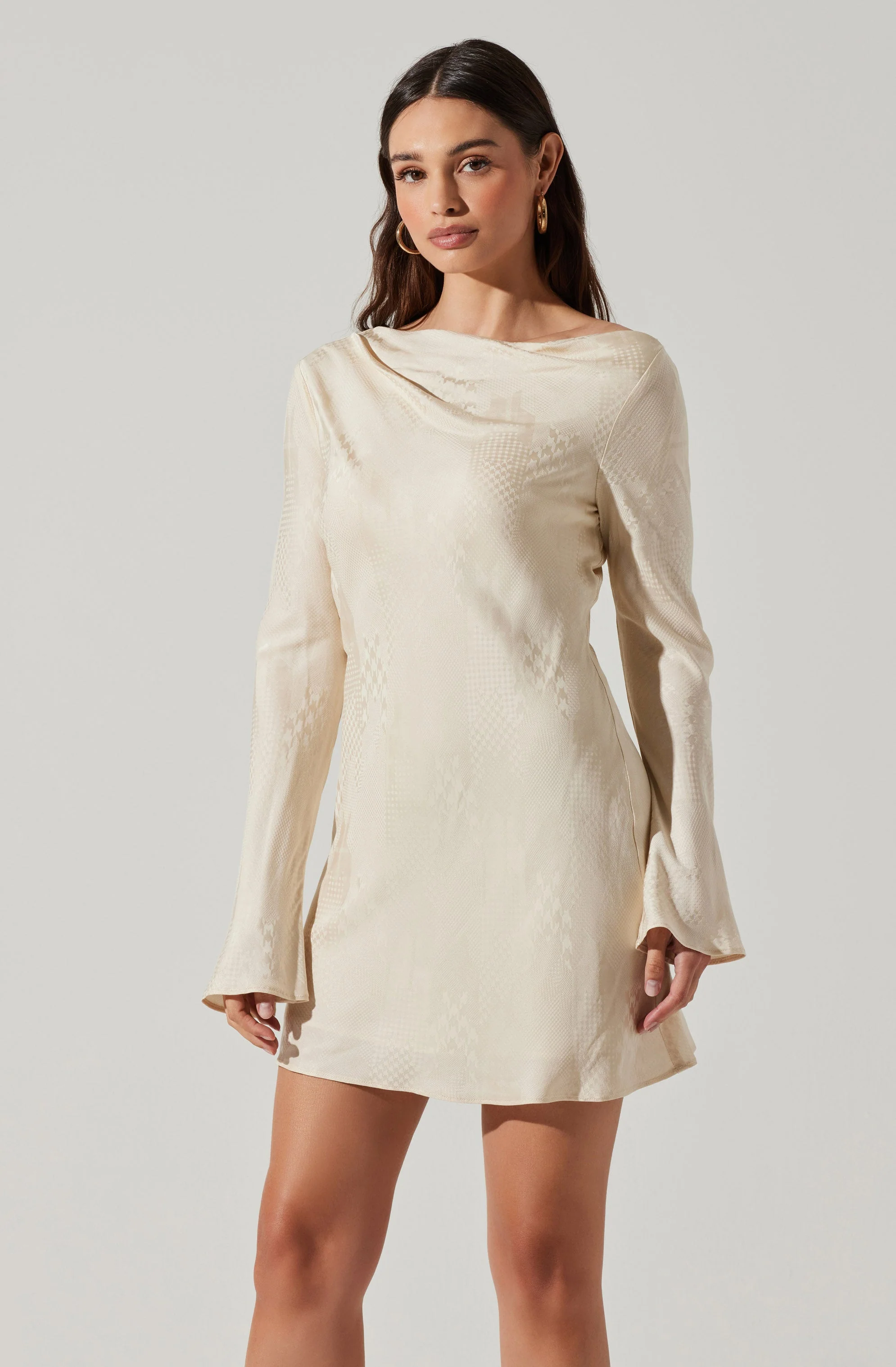 Sakari Bell Sleeve Mini Dress
