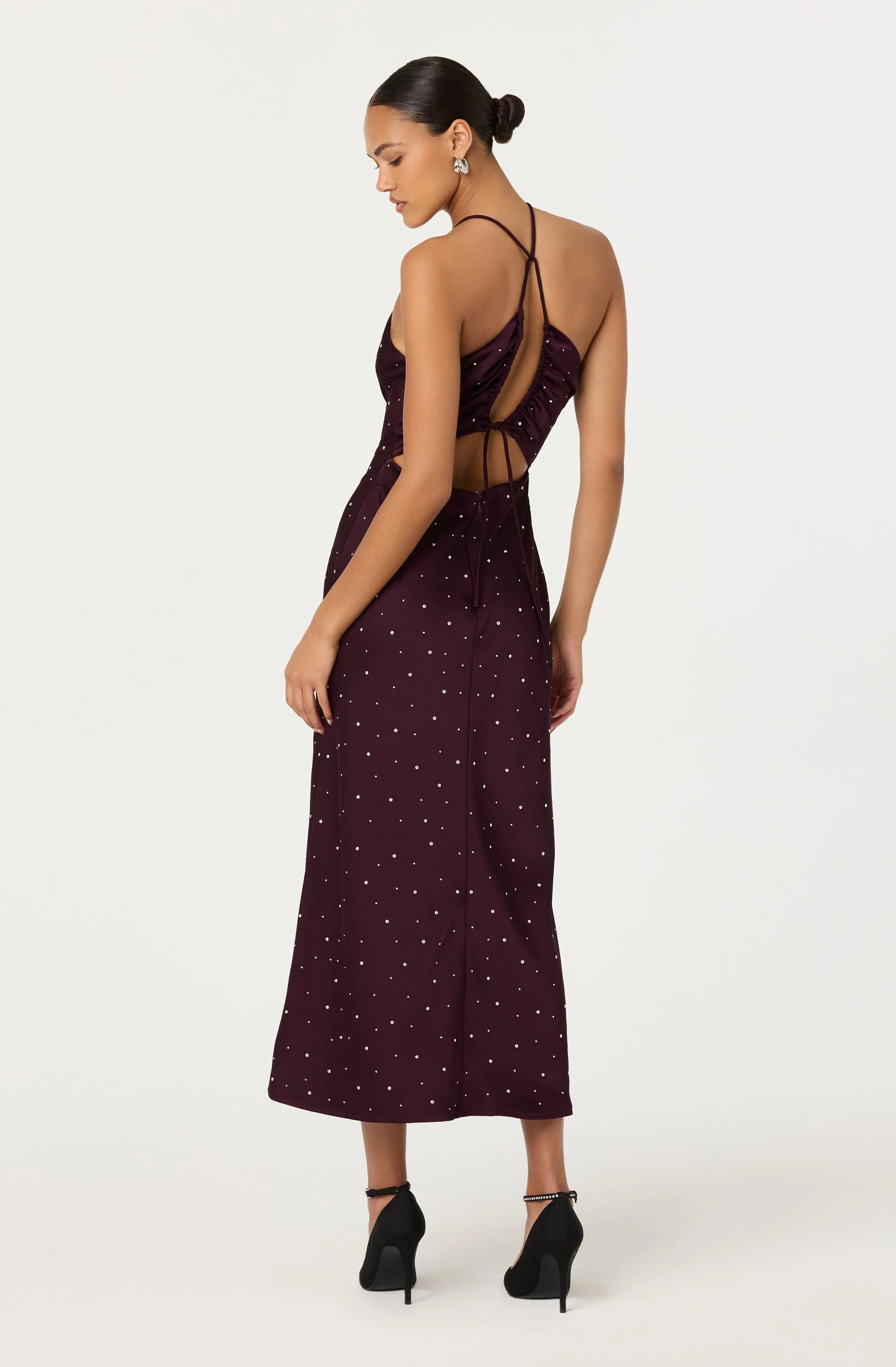 Halley Rhinestone Embellished Maxi Dress