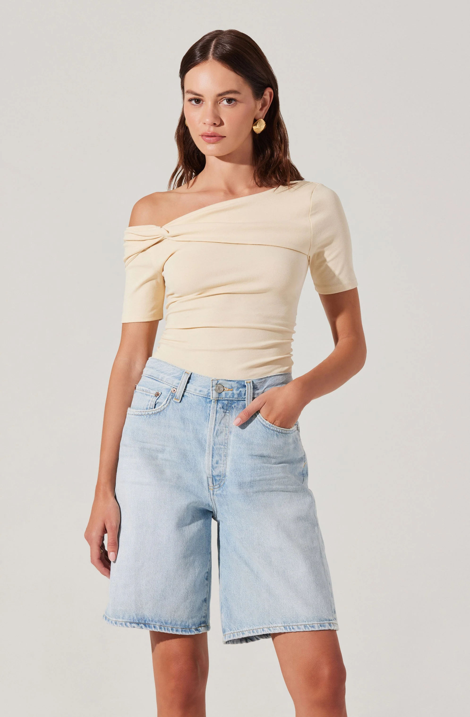 Saylah Off Shoulder Twist Top