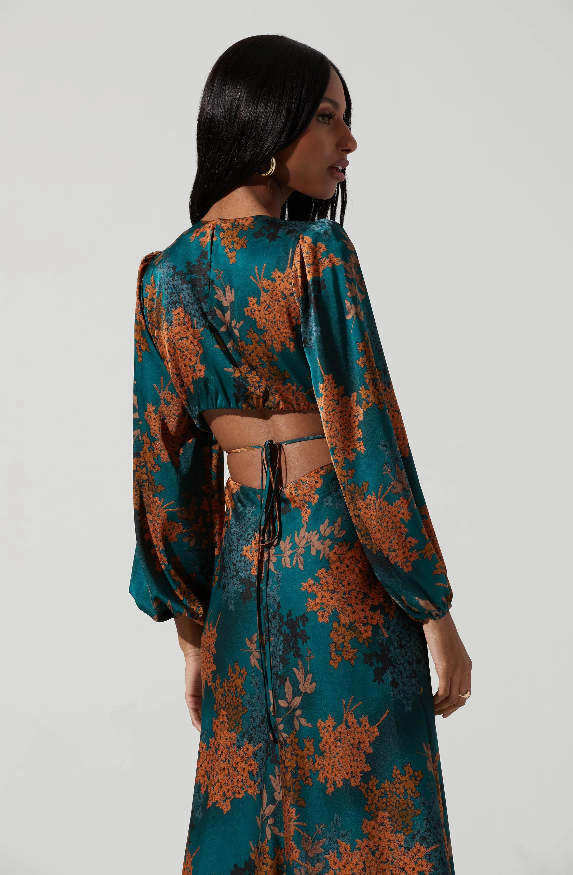 Quinn Floral Cutout Maxi Dress