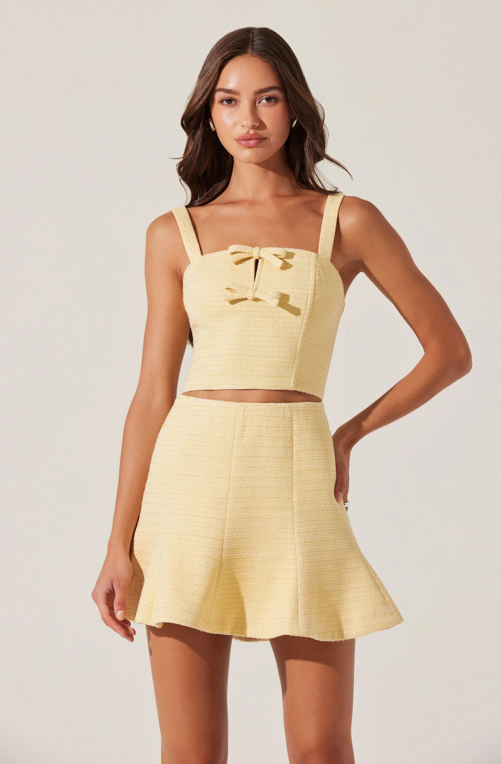 Kiona Tweed Mini Skirt