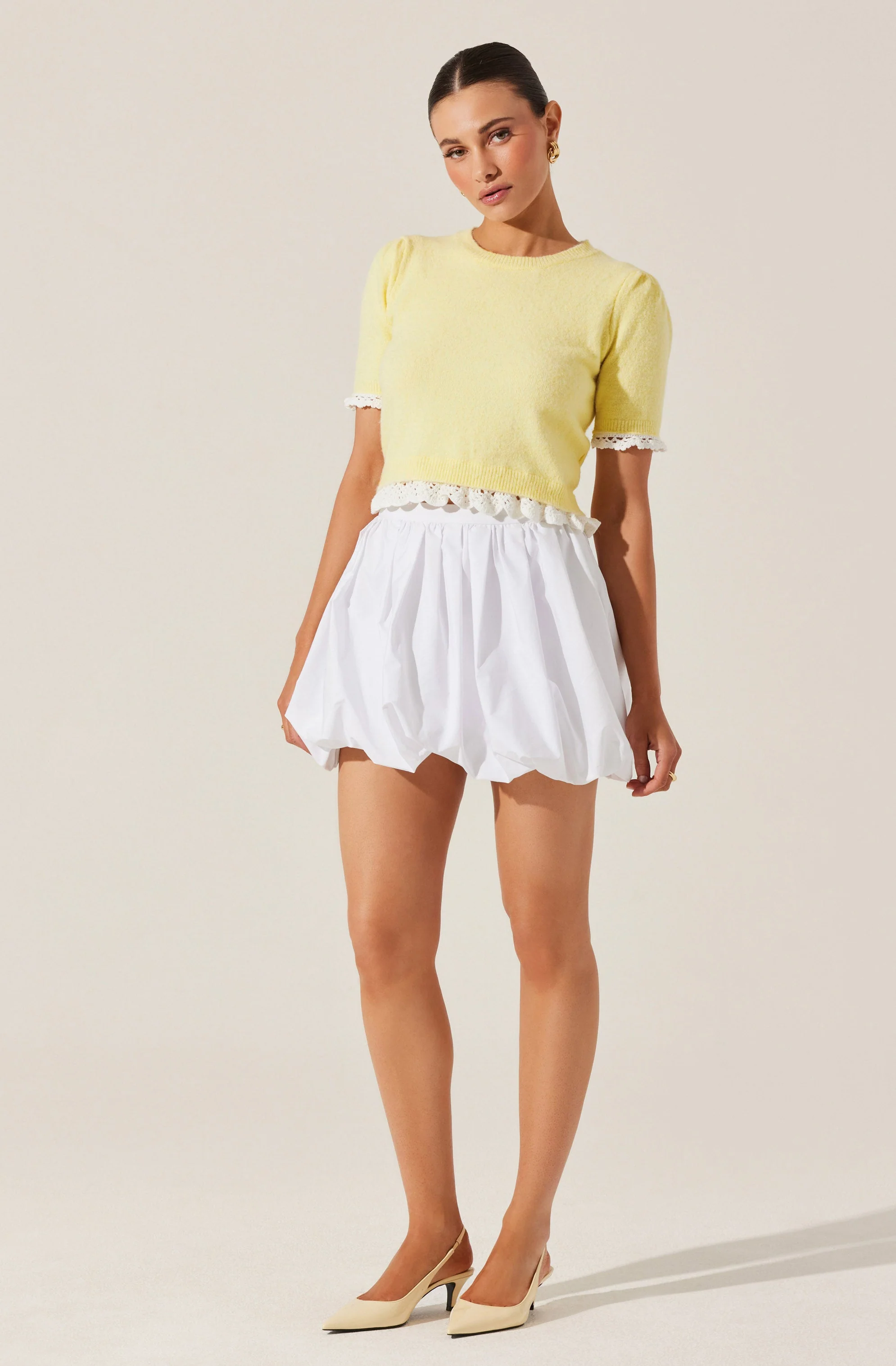 Essy Lace Trim Sweater