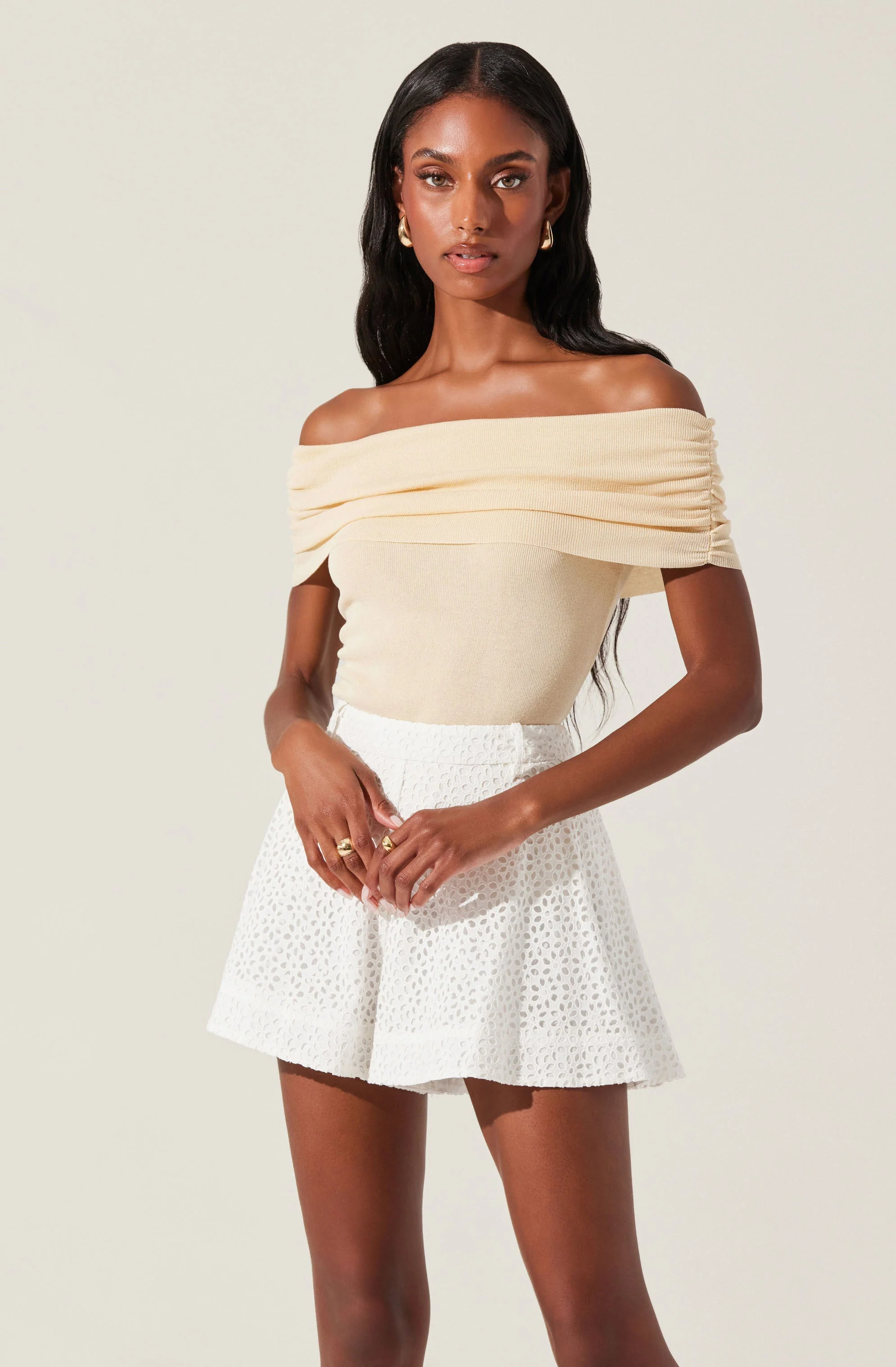 Kylin Off Shoulder Sweater Top