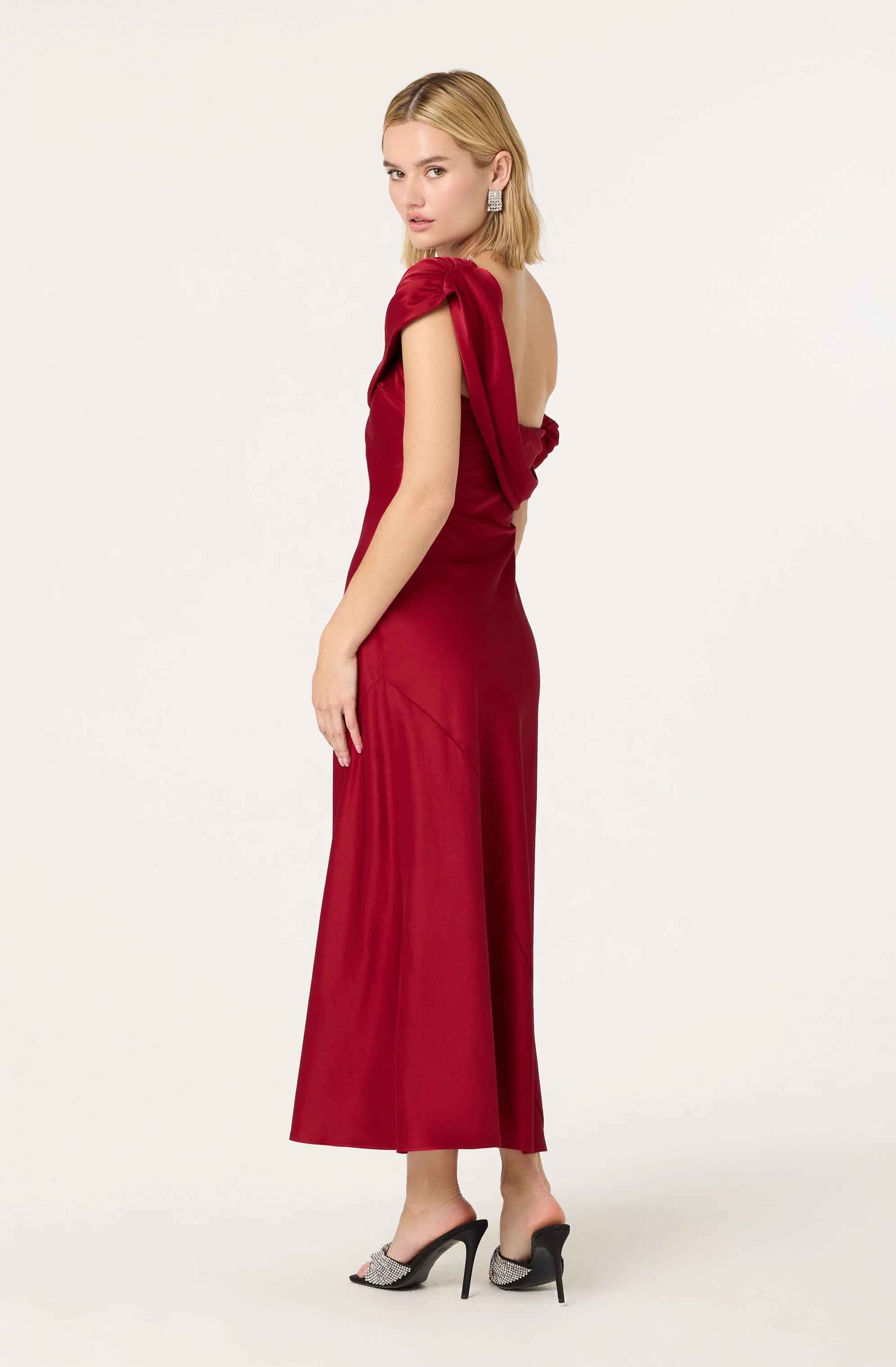 Alyssia One Shoulder Maxi Dress