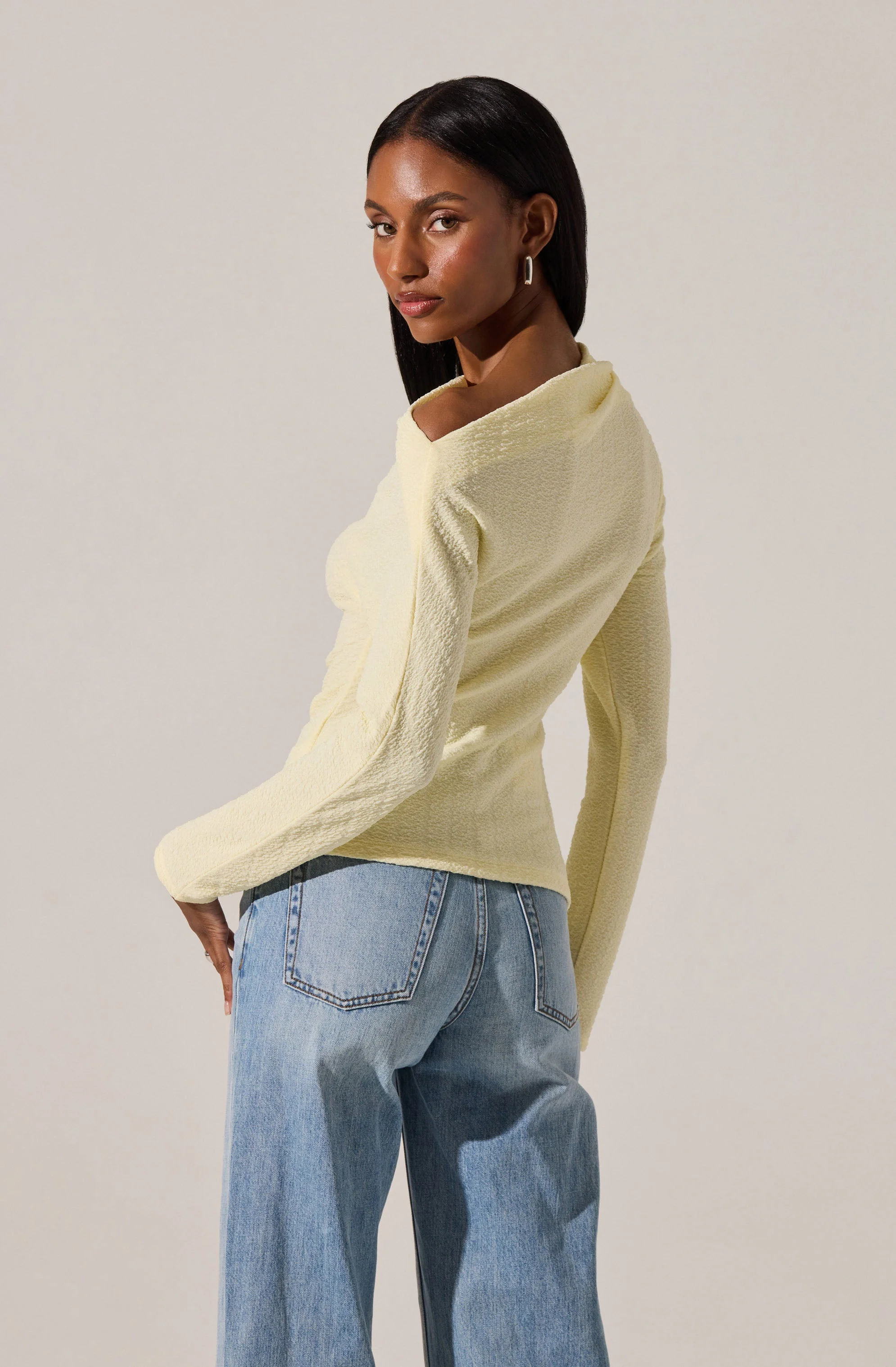 Textured Off Shoulder Top