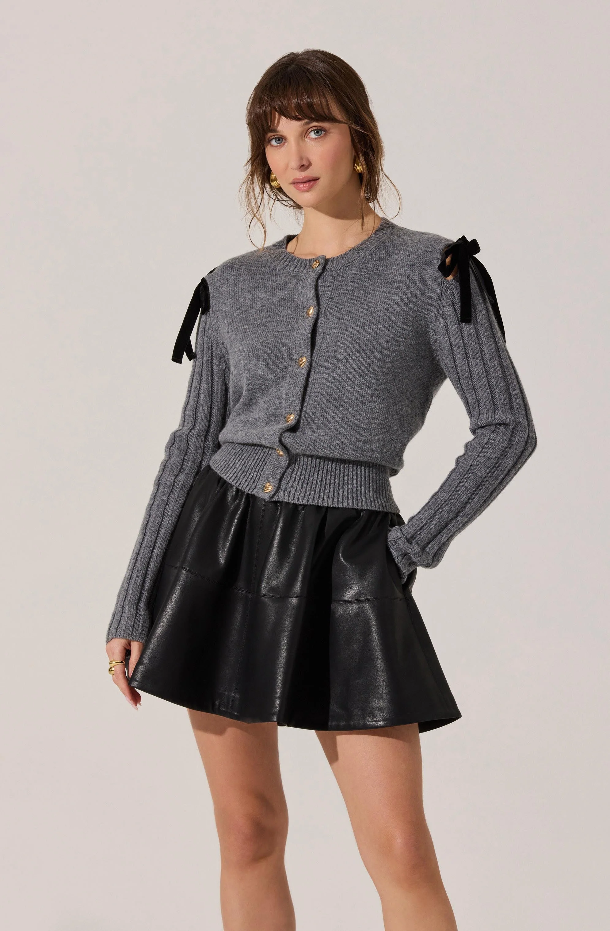 Melvie Bow Detail Cardigan