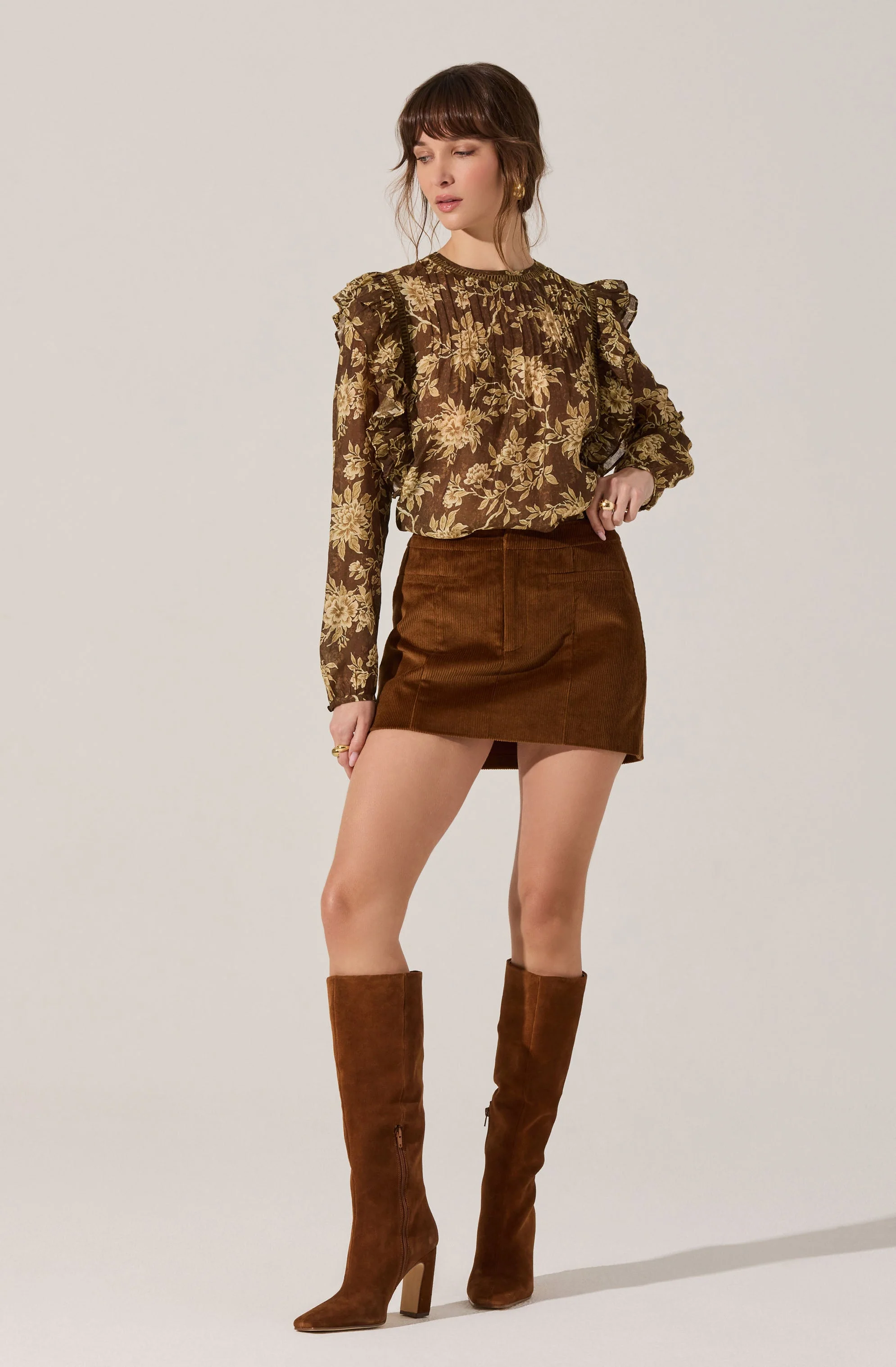 Kinley Ruffle Trim Top