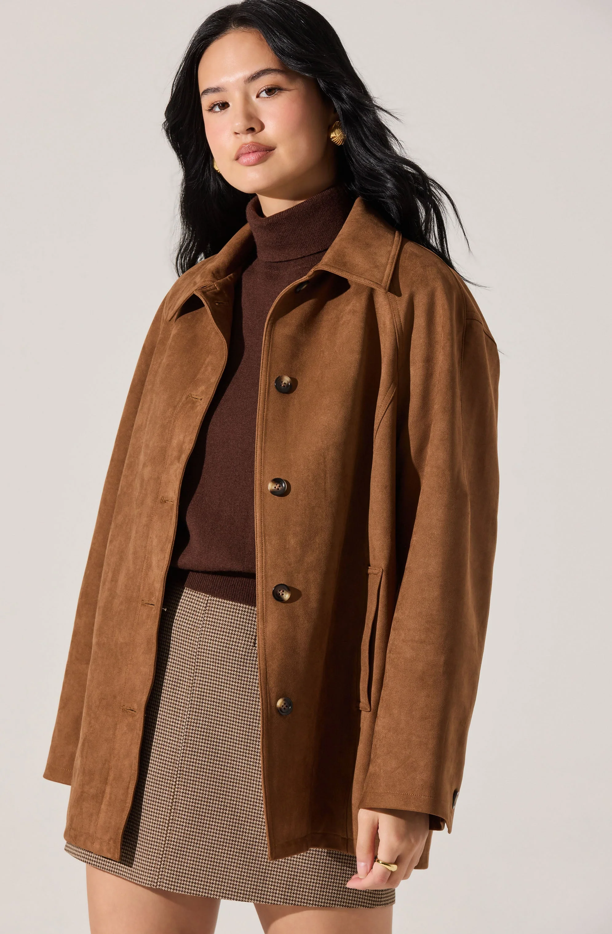 Presleigh Faux Suede Jacket