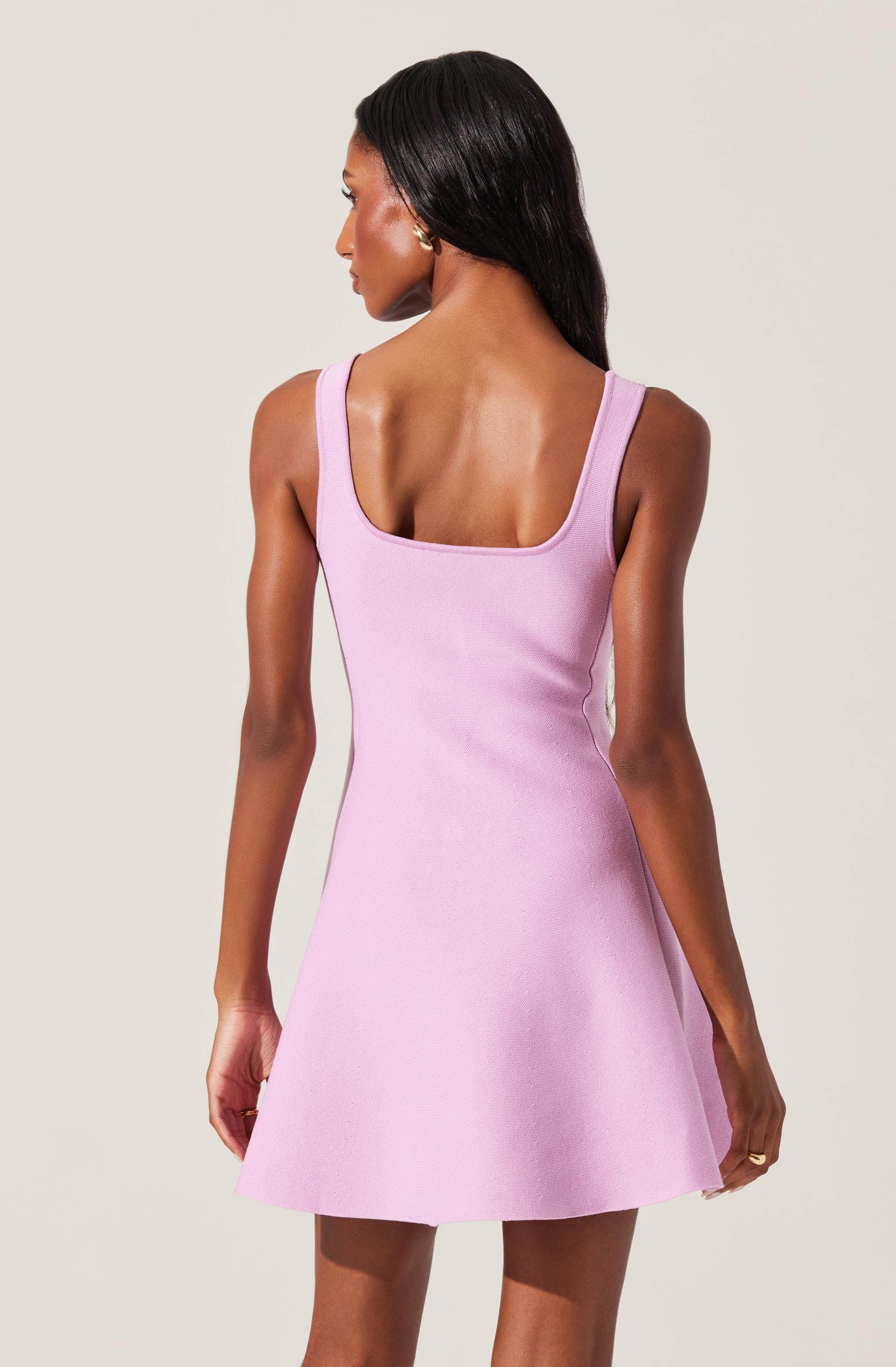 Lucile Mini Sweater Skater Dress