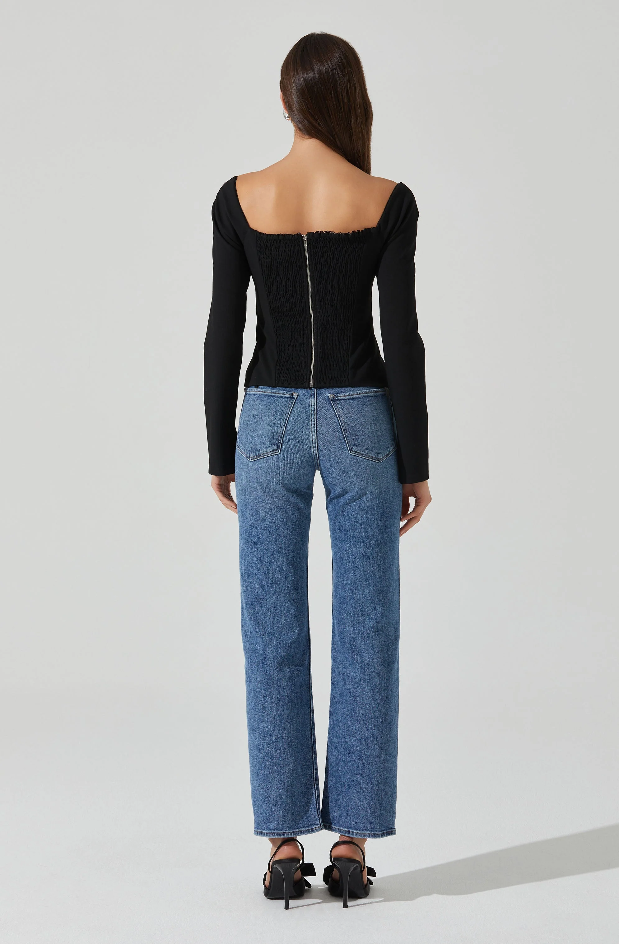 Whitley Peekaboo Contrast Top