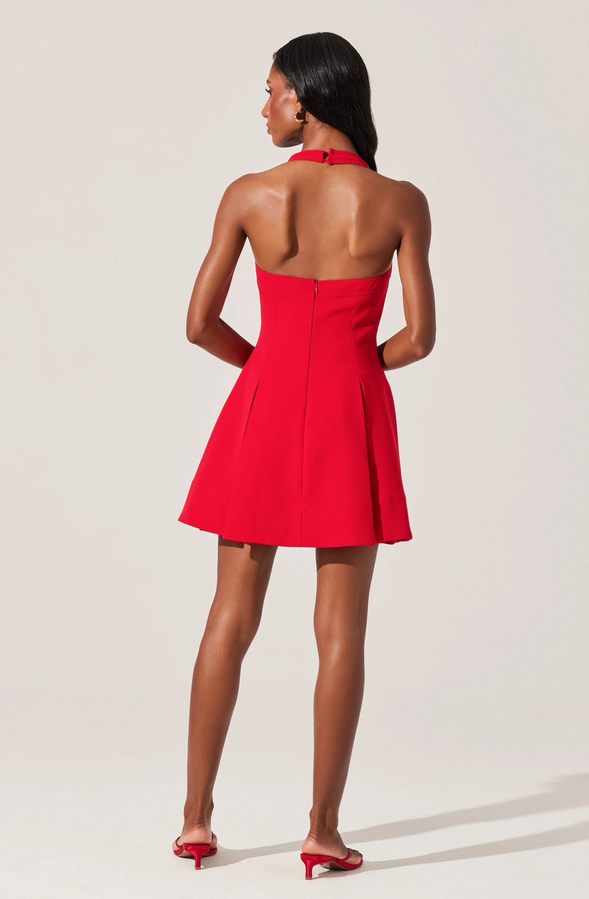 Lilibeth Halter Neck Mini Dress