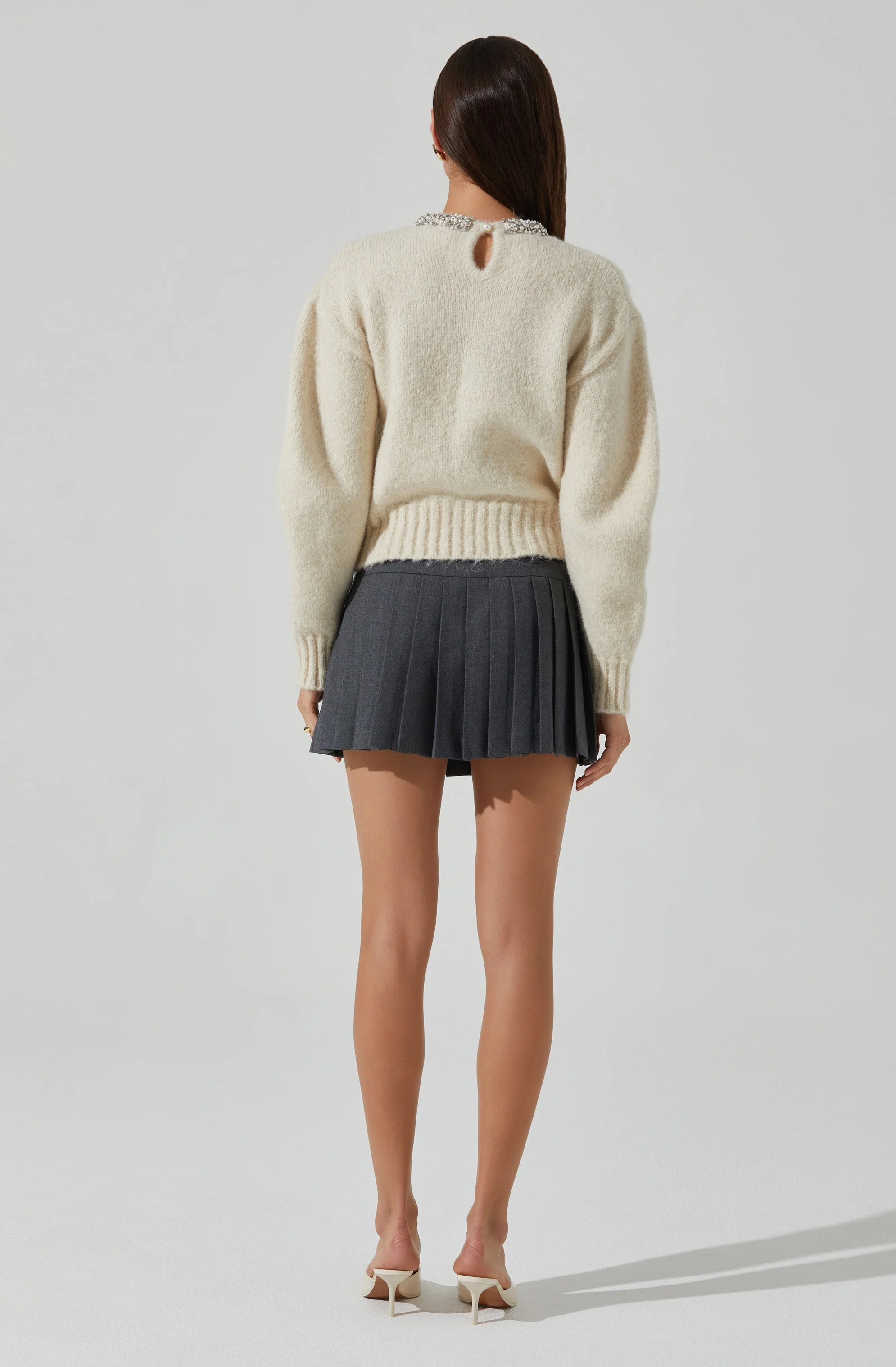 Rowyn Embellished Collar Sweater