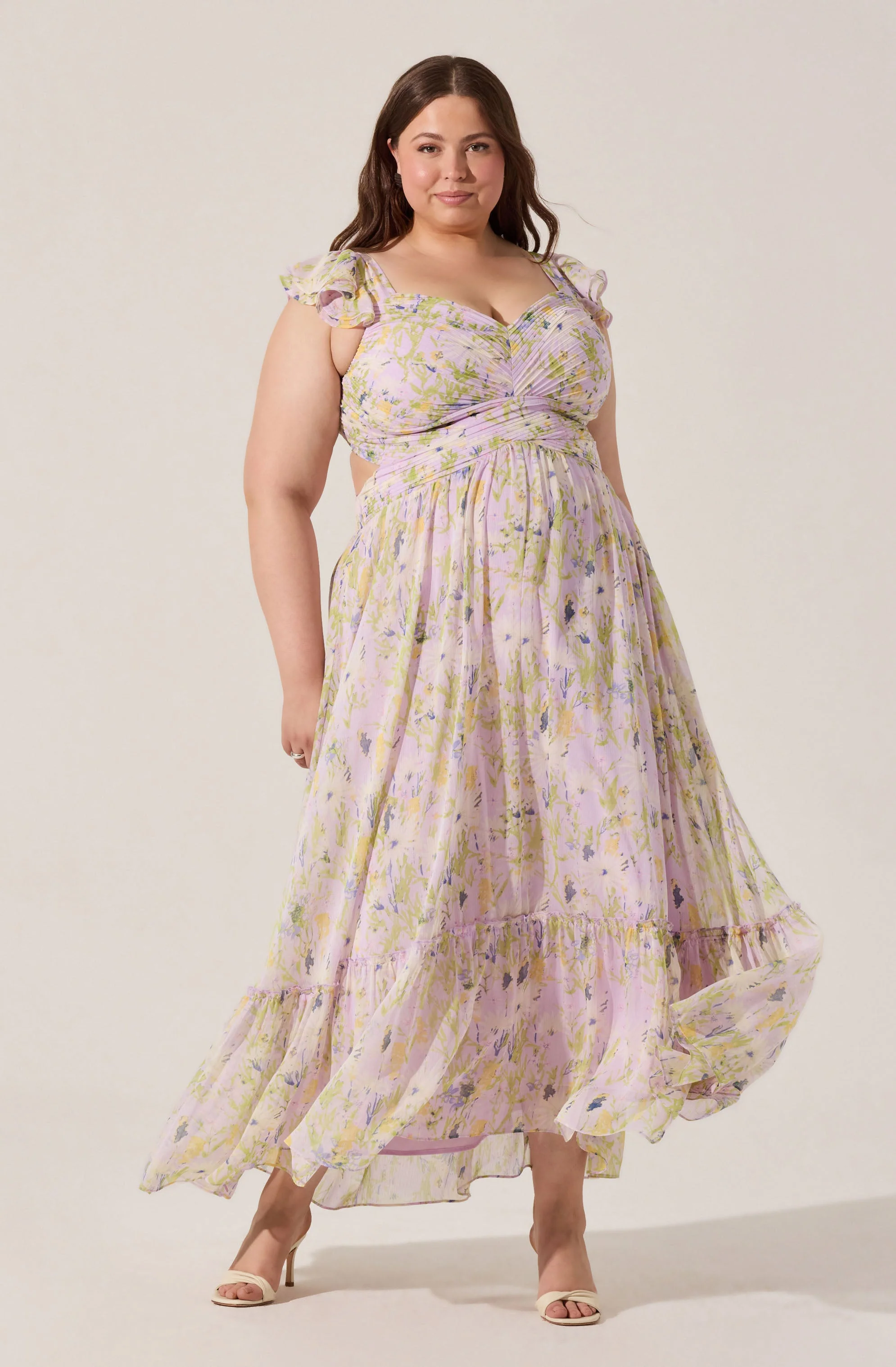 Primrose Floral Strappy Back Maxi Dress