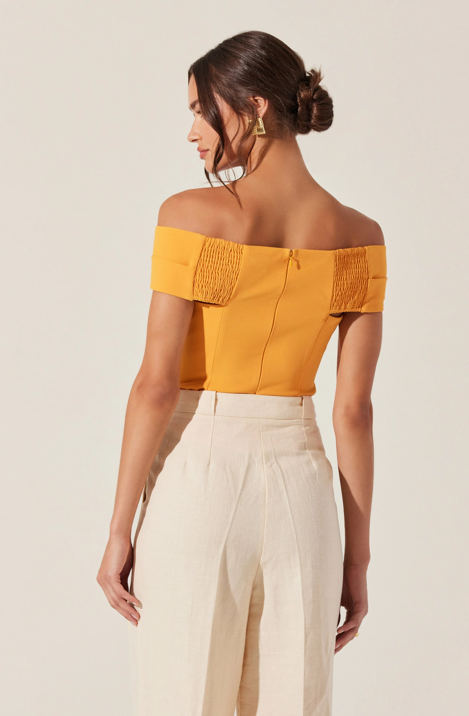 Catherine Twist Off Shoulder Top